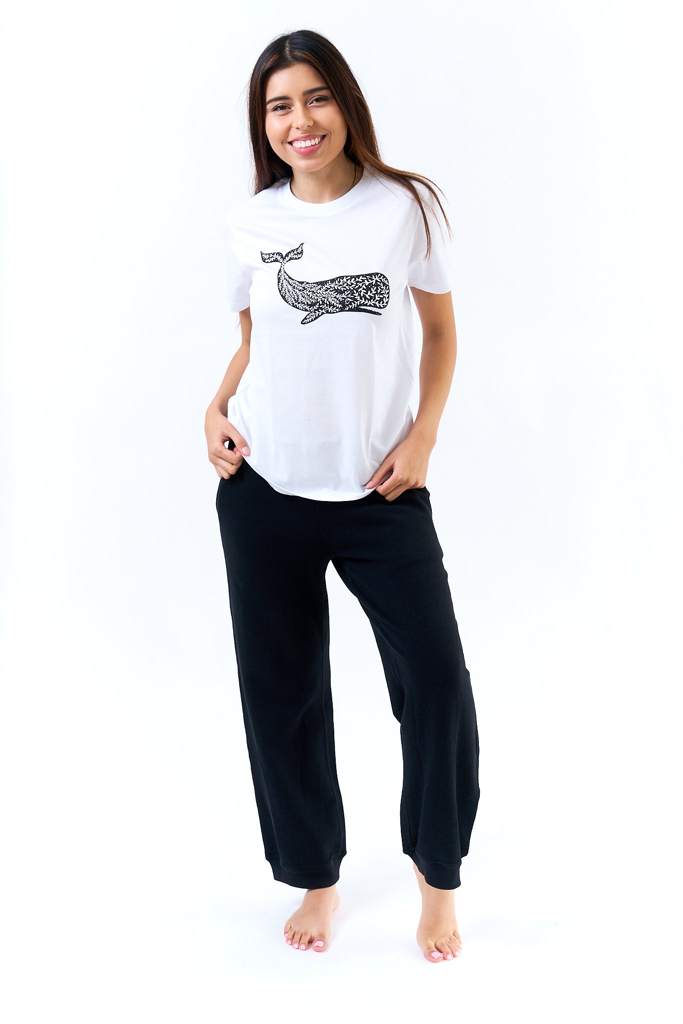 Organic Cotton Whale Sea Garden Tee