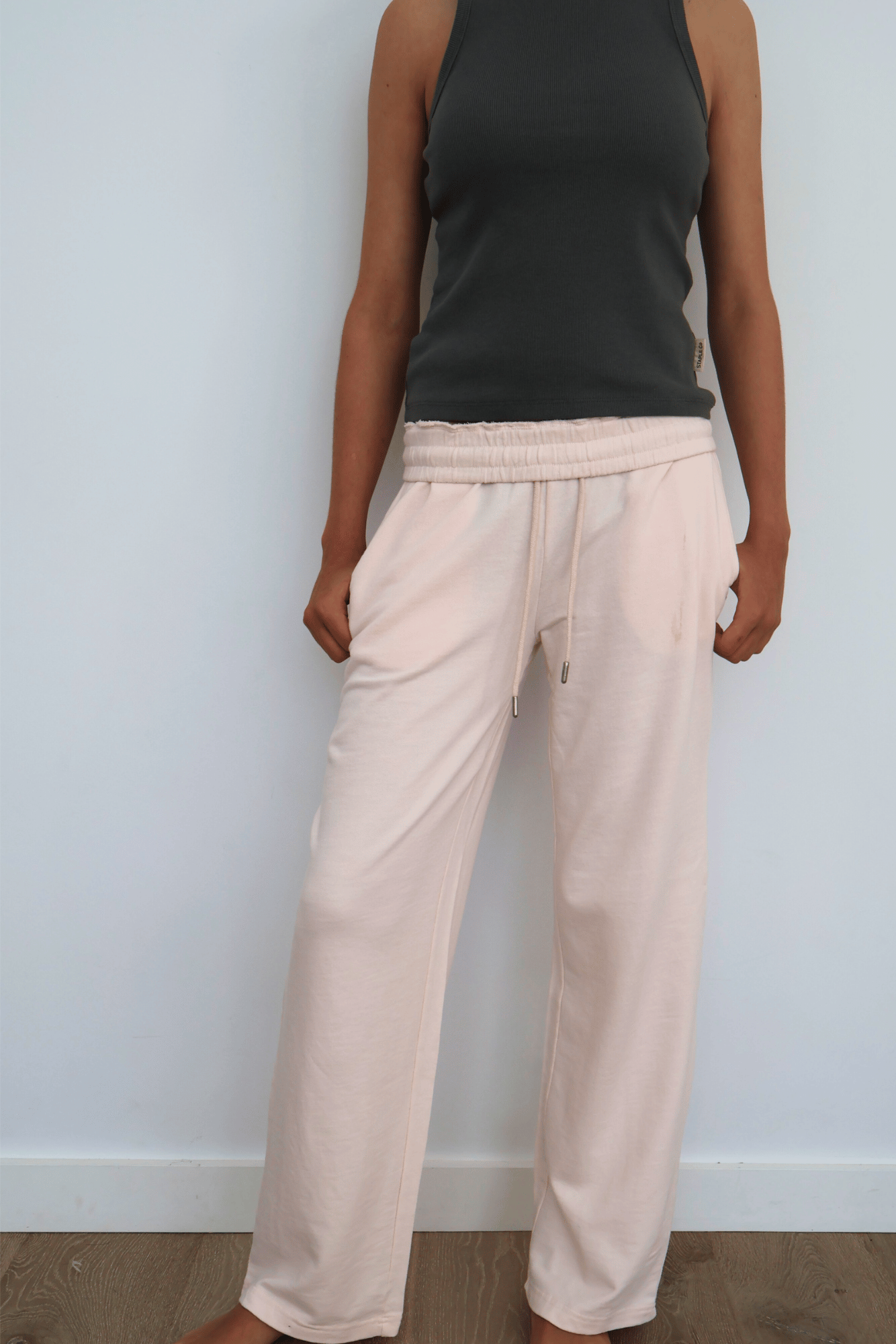 French Terry Full Length Track Pants - Organic Cotton
