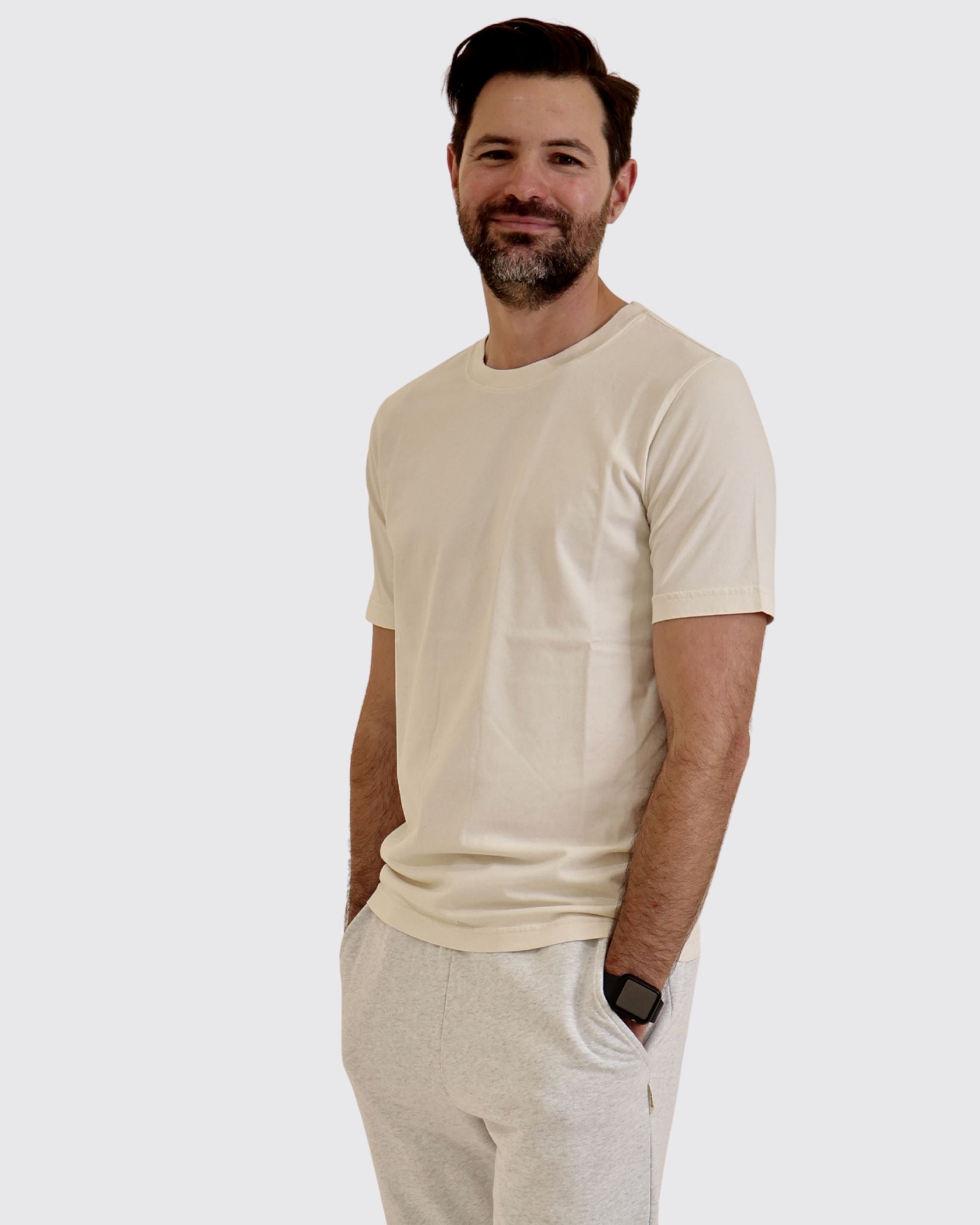 STAPLE Co Natural Raw, Regenerative Organic Certified Cotton T-shirt