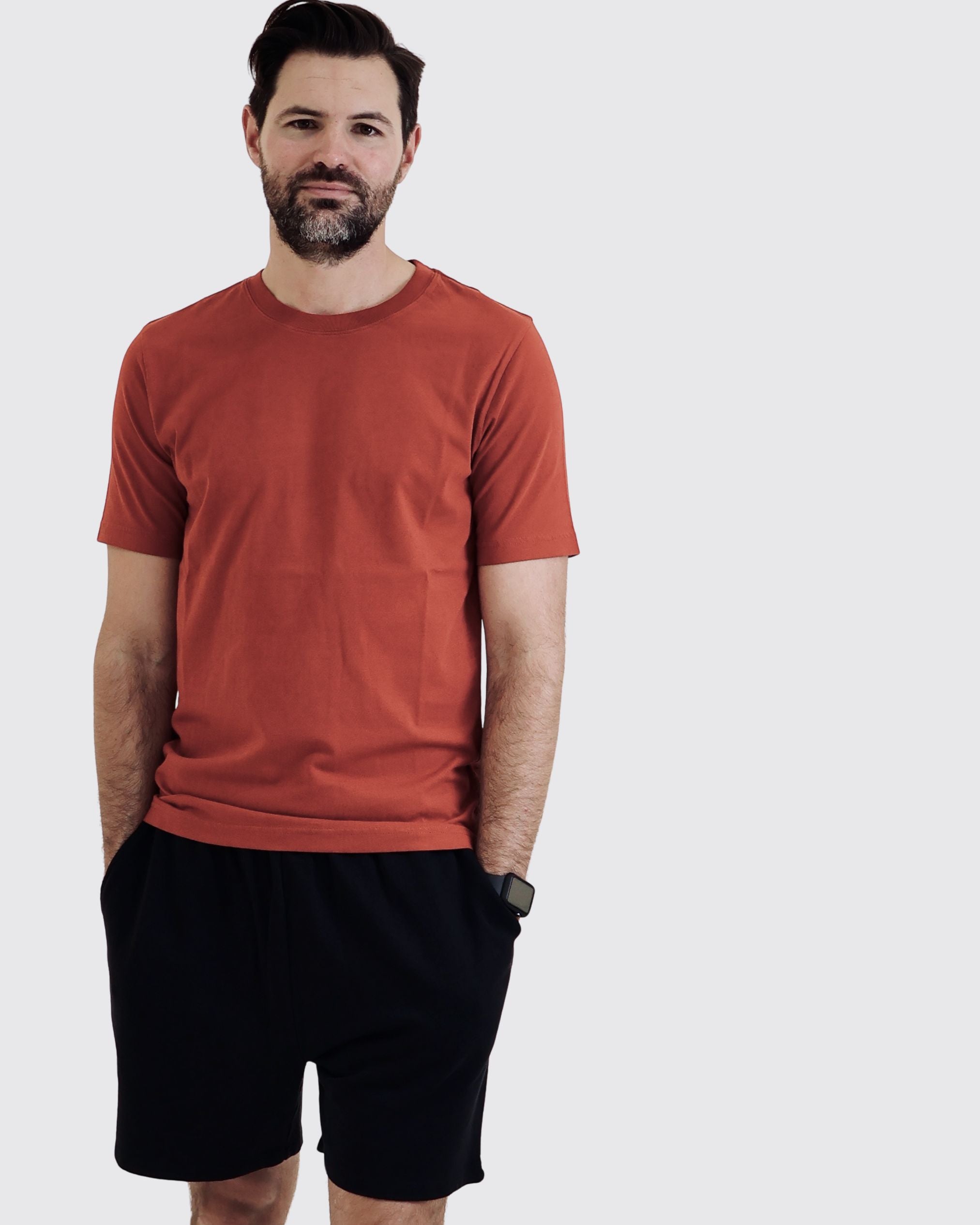 STAPLE Co Chilli Red Regenerative Organic Certified Cotton T-shirt
