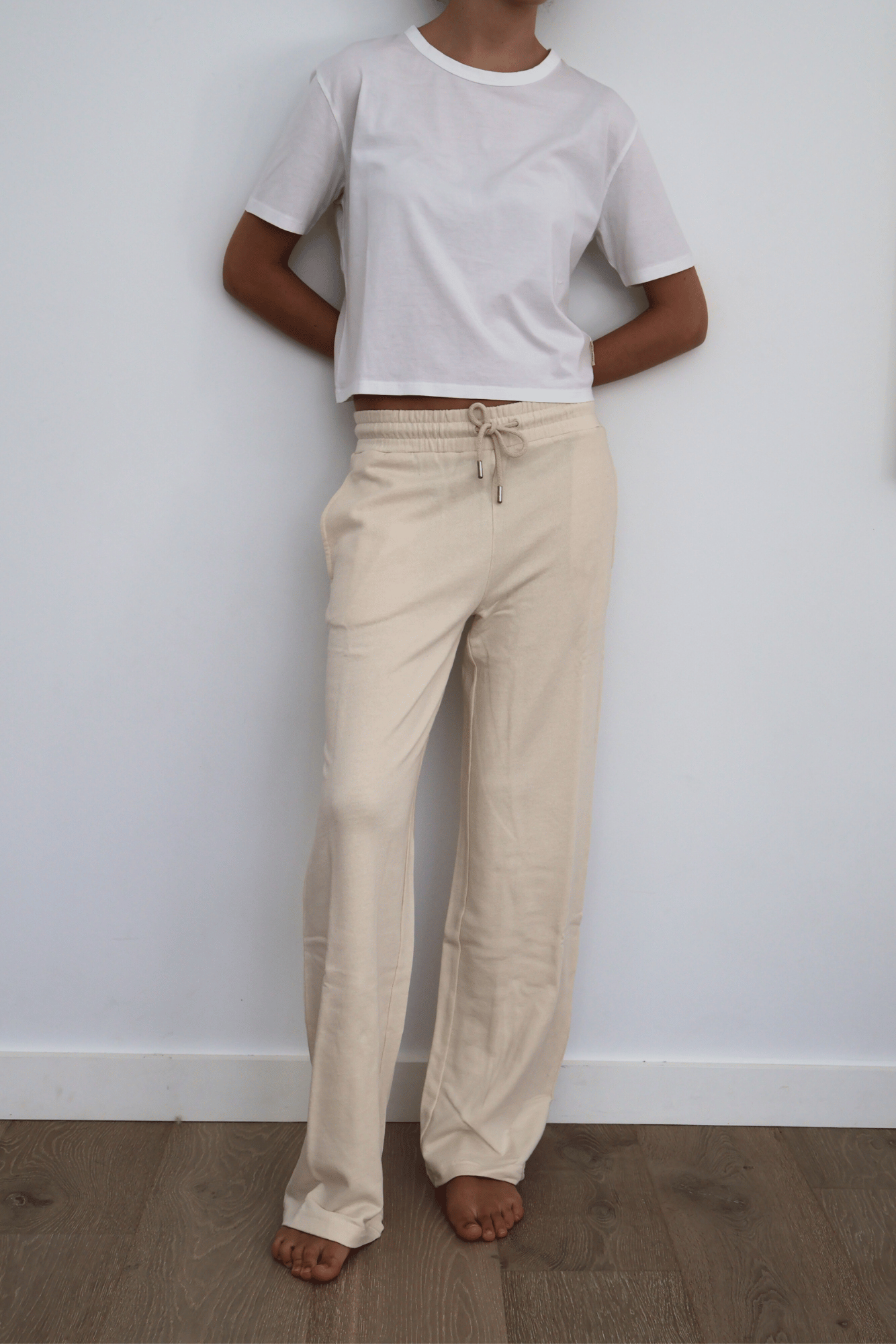 French Terry Full Length Track Pants - Organic Cotton