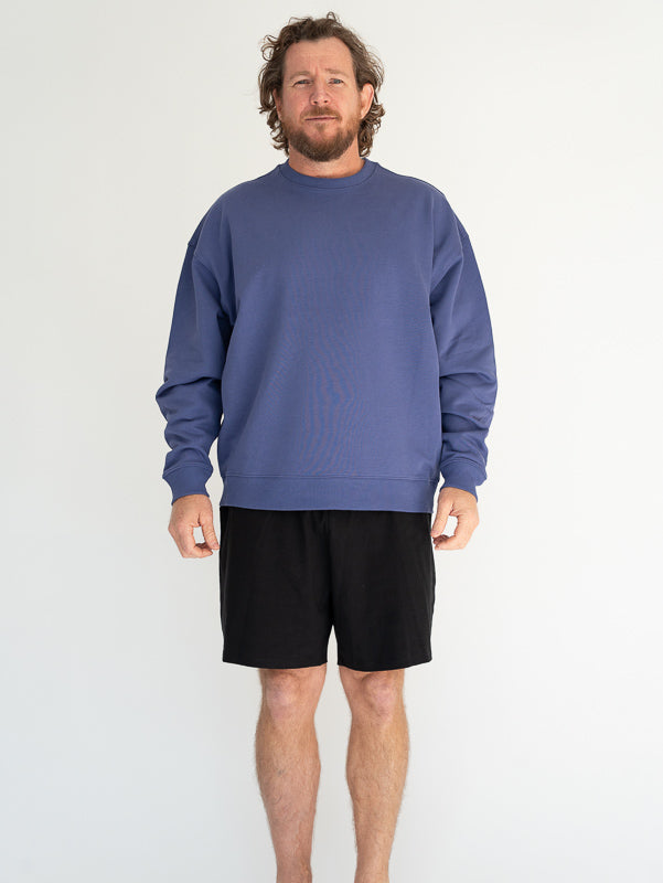 Organic Cotton Oversized Crew Neck Jumper for Men