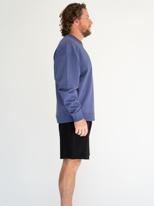 Organic Cotton Oversized Crew Neck Jumper for Men