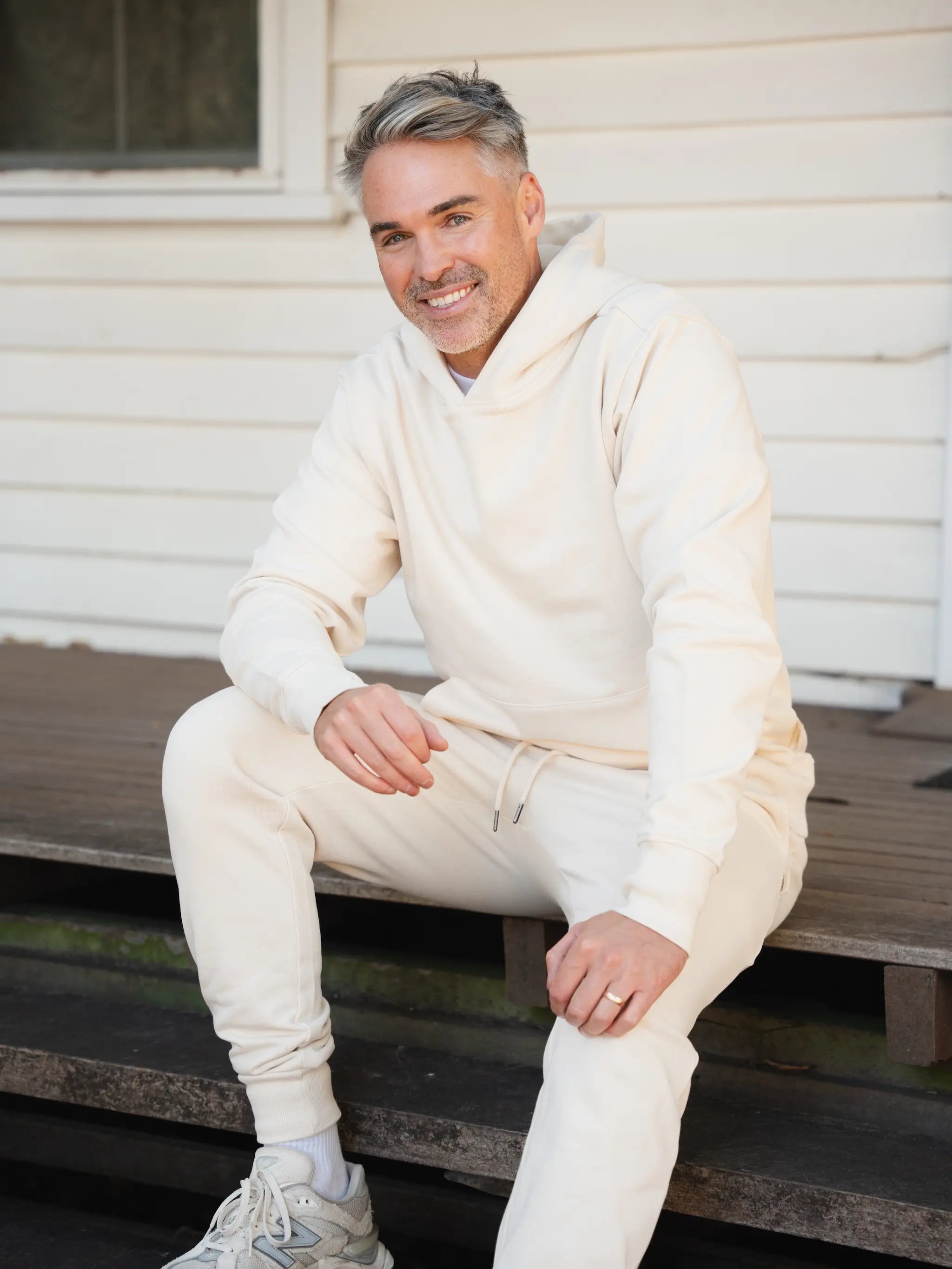 STAPLE Co Natural raw hoodie