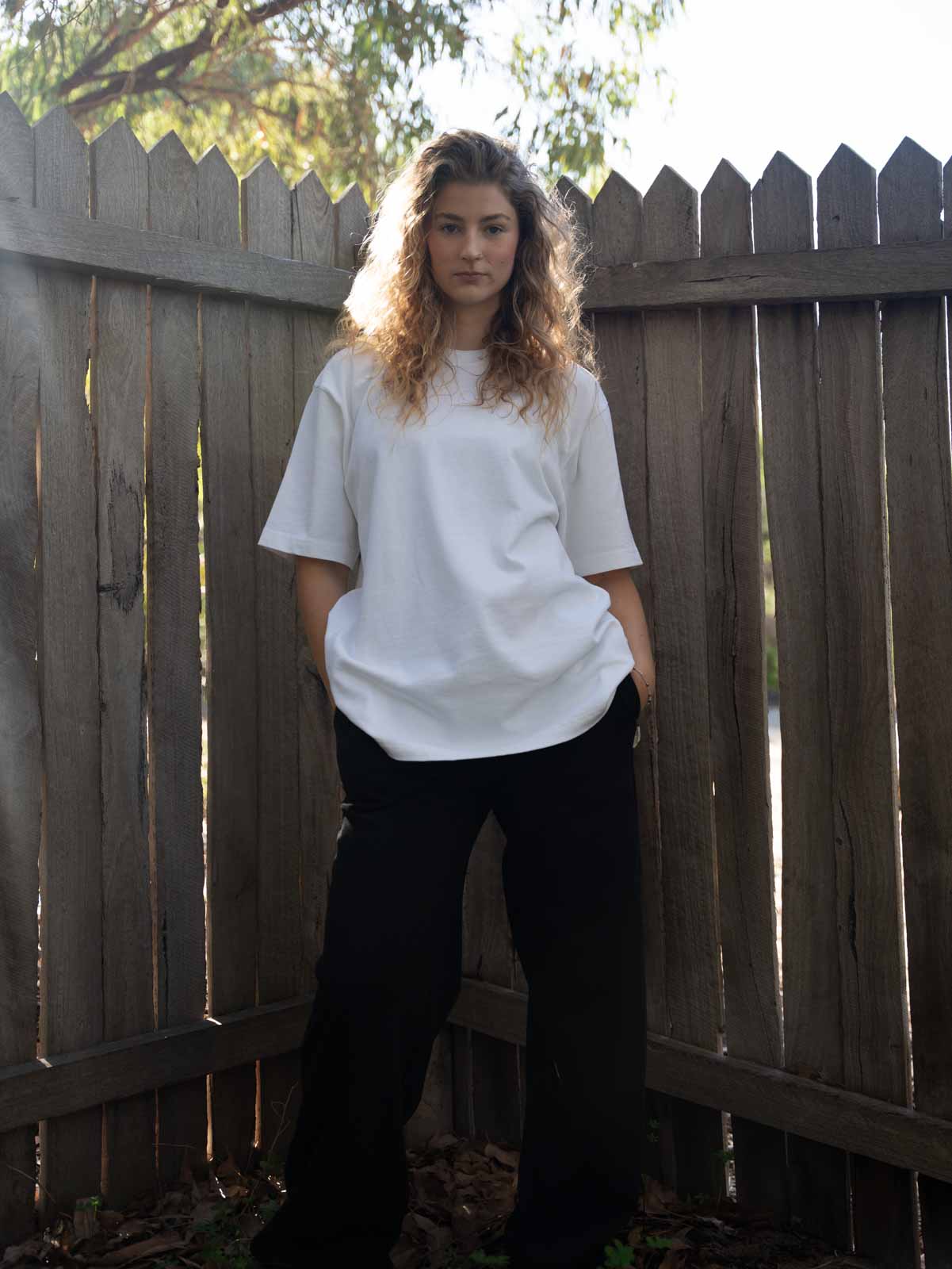 Wide Leg Trackpants (Long) - Regenerative Organic Cotton