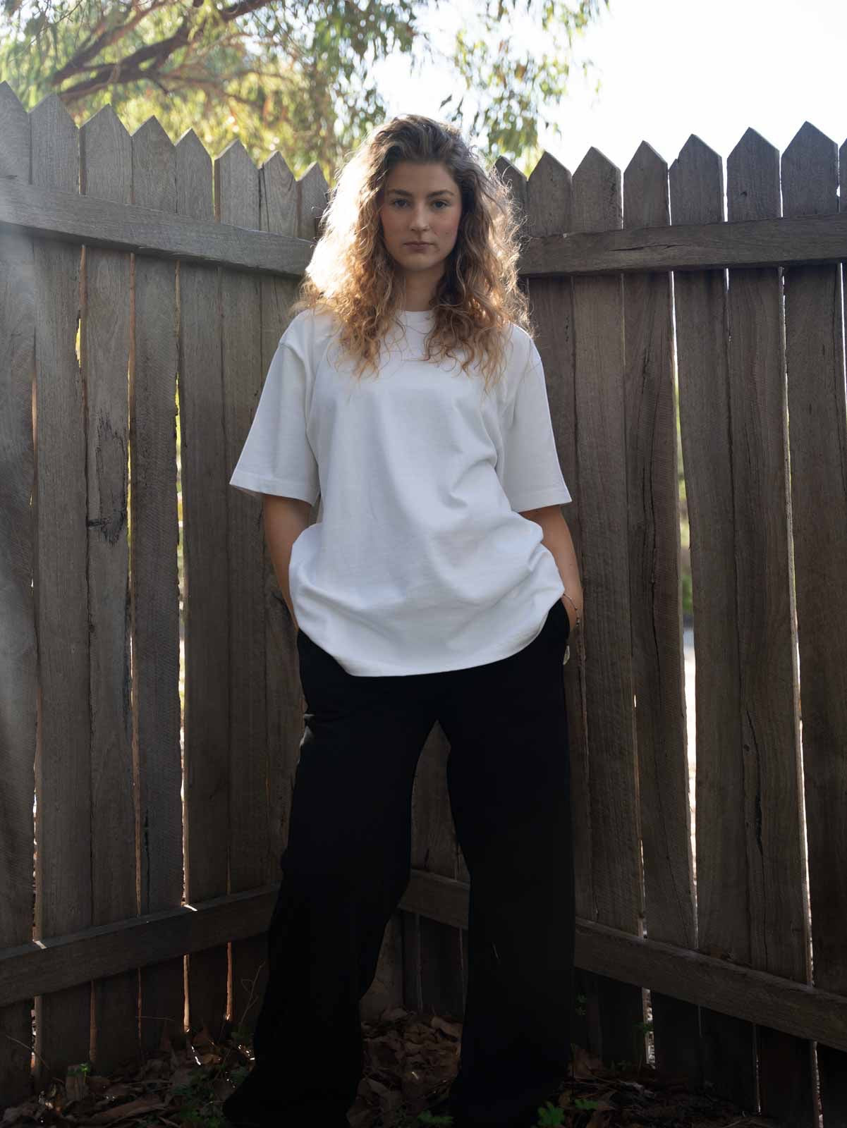 Wide Leg Trackpants (Long) - Regenerative Organic Cotton