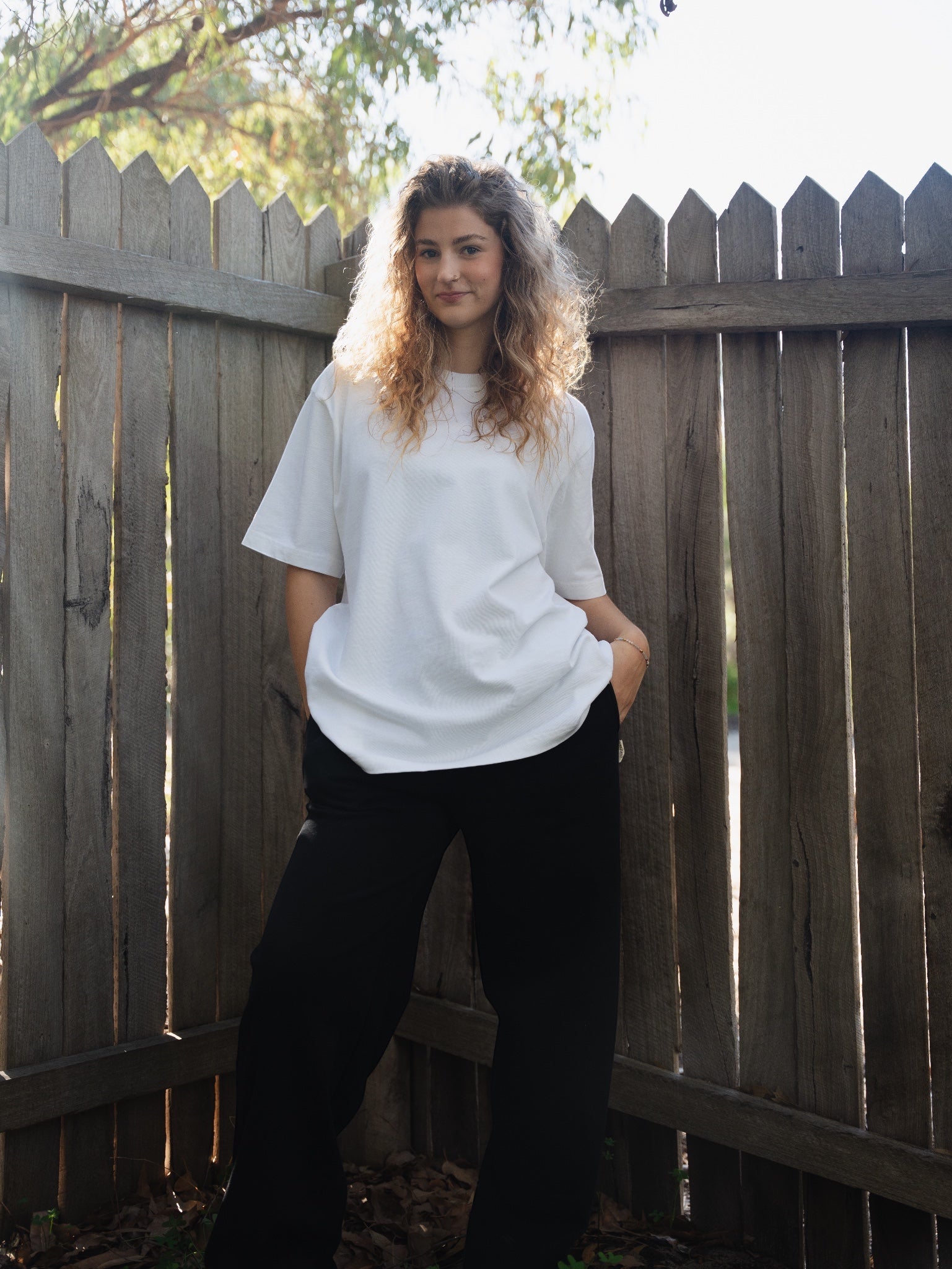 Wide Leg Trackpants (Standard length) - Regenerative Organic Cotton
