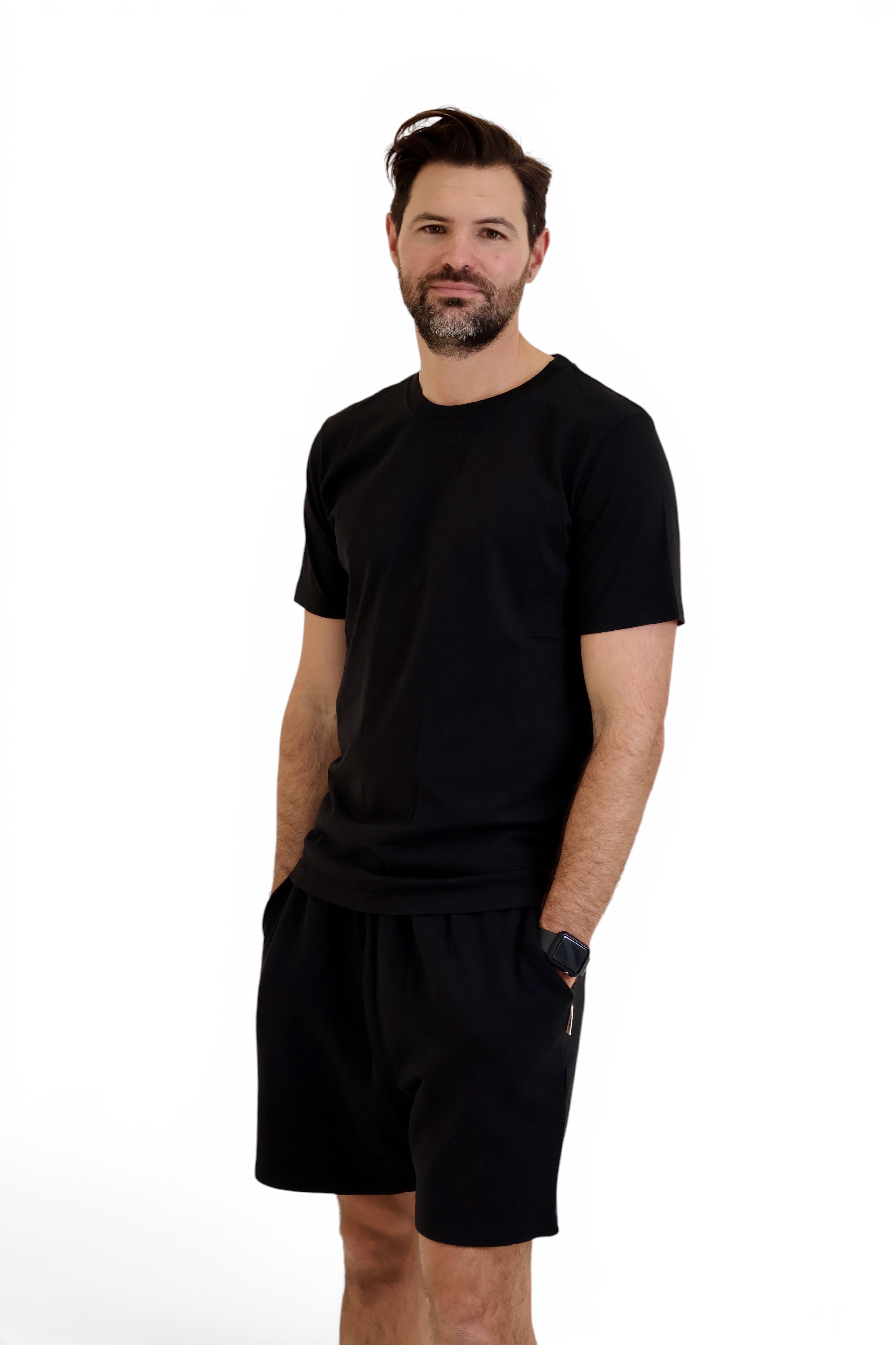 Black organic cotton t-shirt from STAPLE Co.