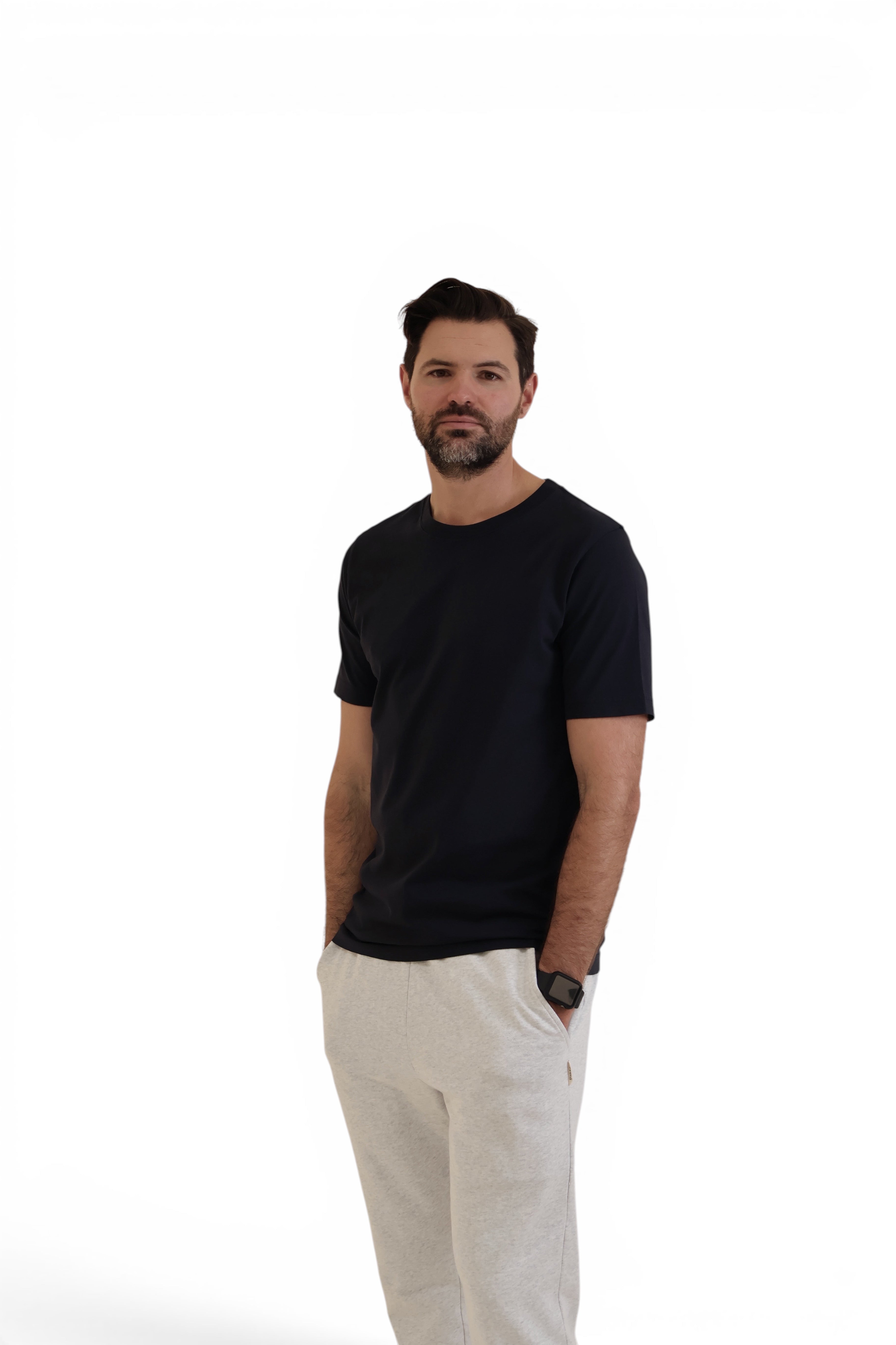 Dark navy t-shirt from STAPLE Co