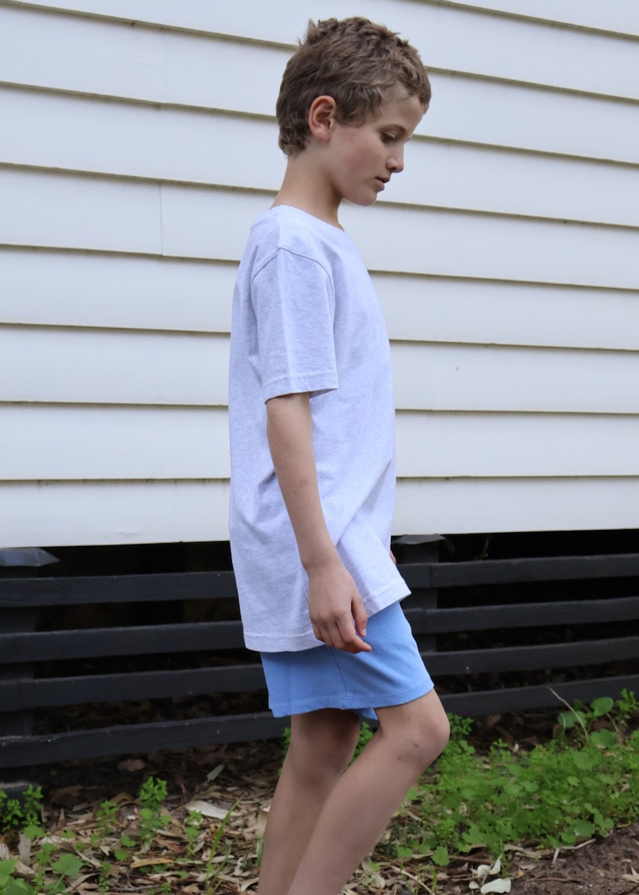 STAPLE Co Regenerative Organic Certified Cotton t-shirt and shorts