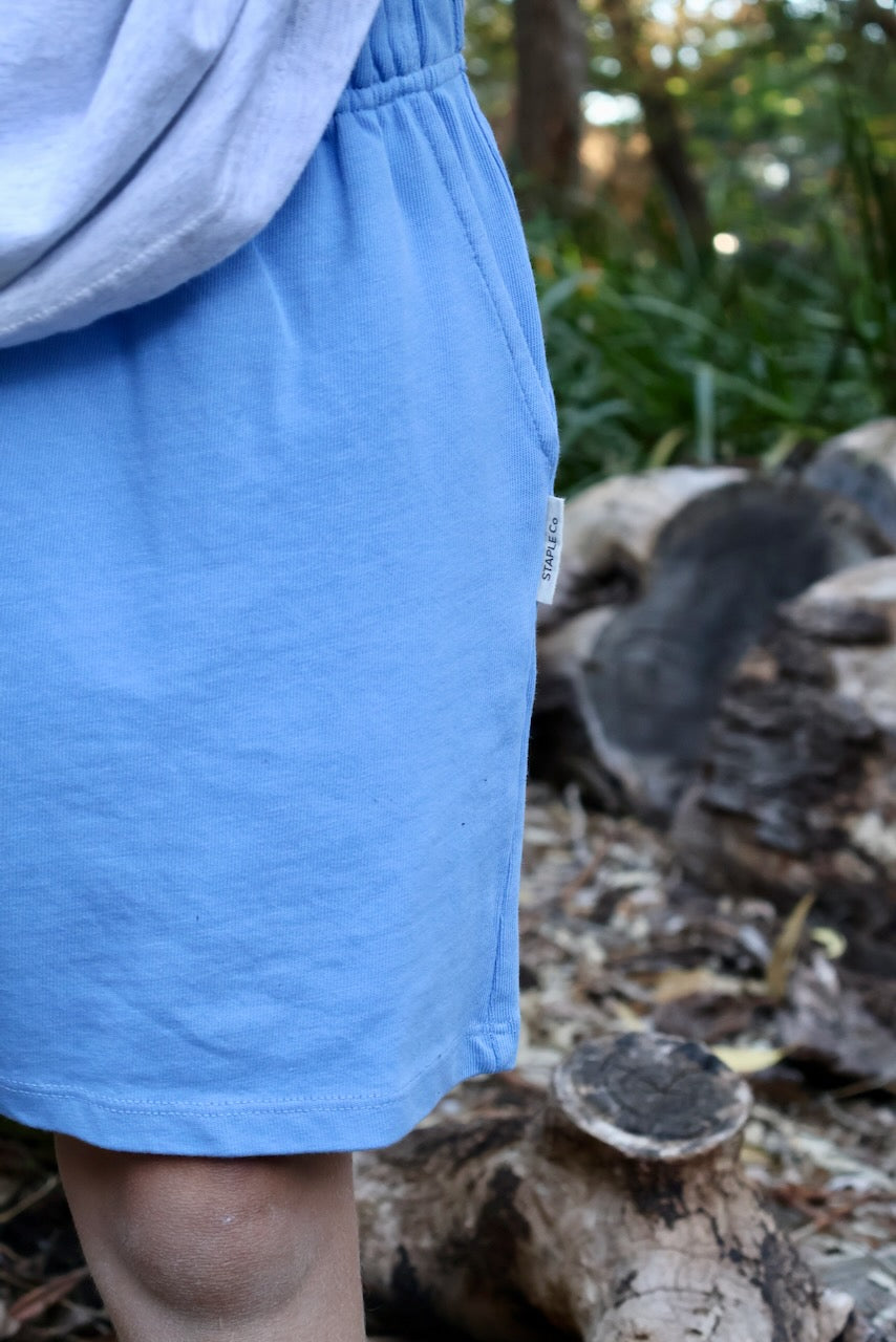 STAPLE Co Regenerative Organic Certified Cotton t-shirt and shorts