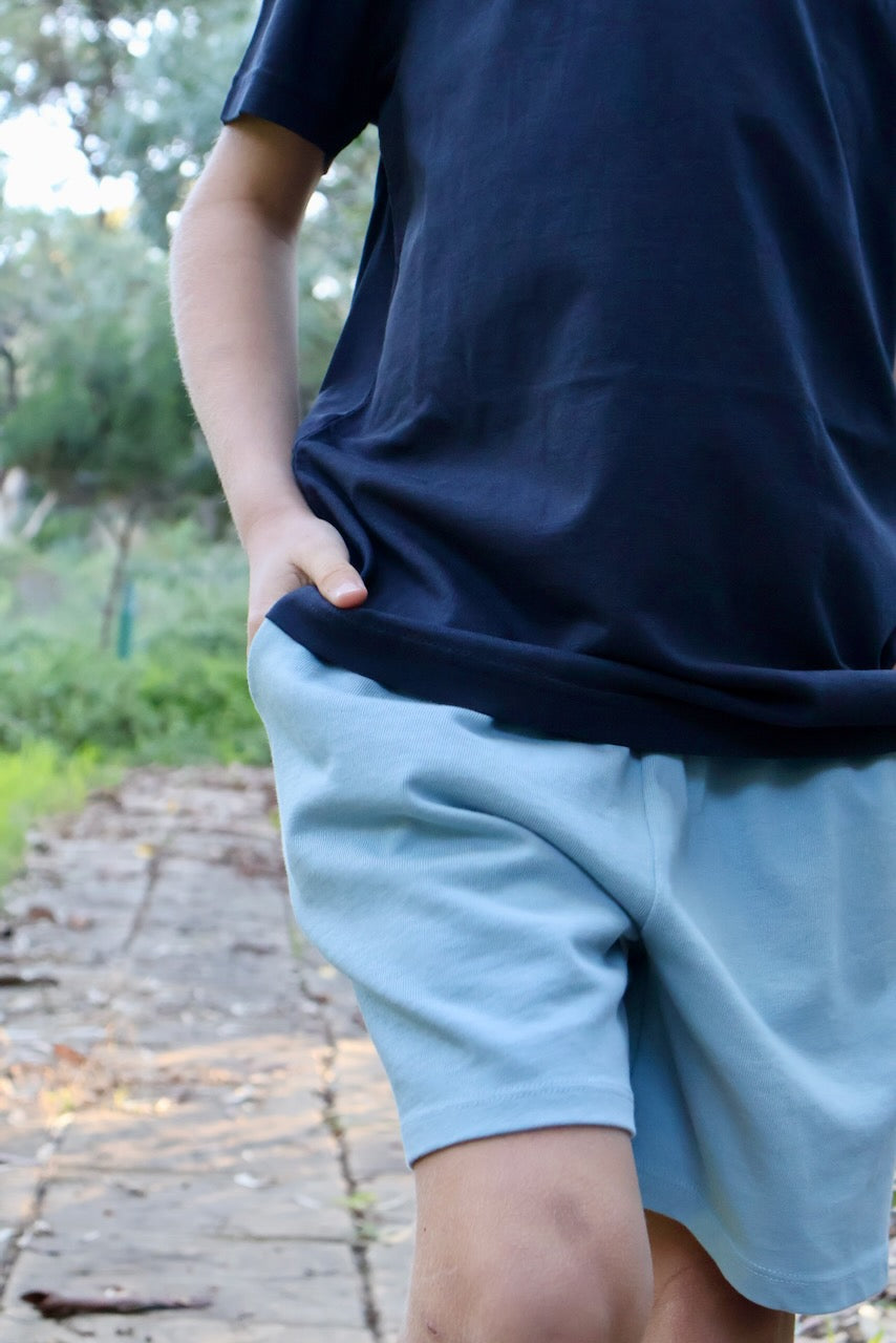 STAPLE Co Regenerative Organic Certified Cotton t-shirt and shorts