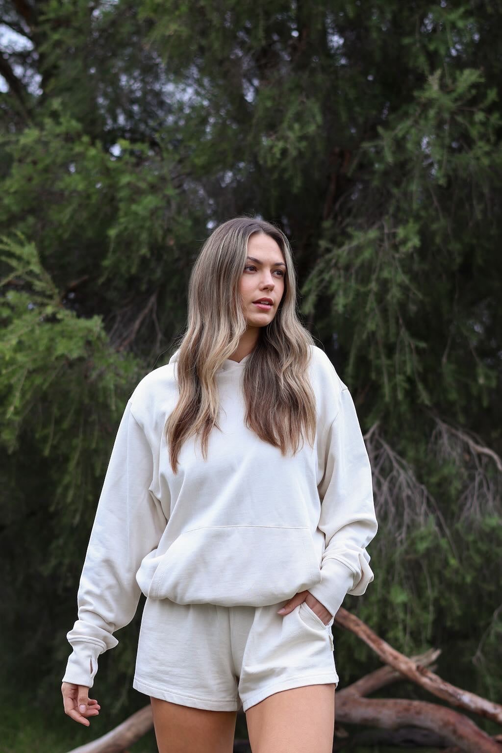 Hoodie and French Terry shorts from STAPLE Co