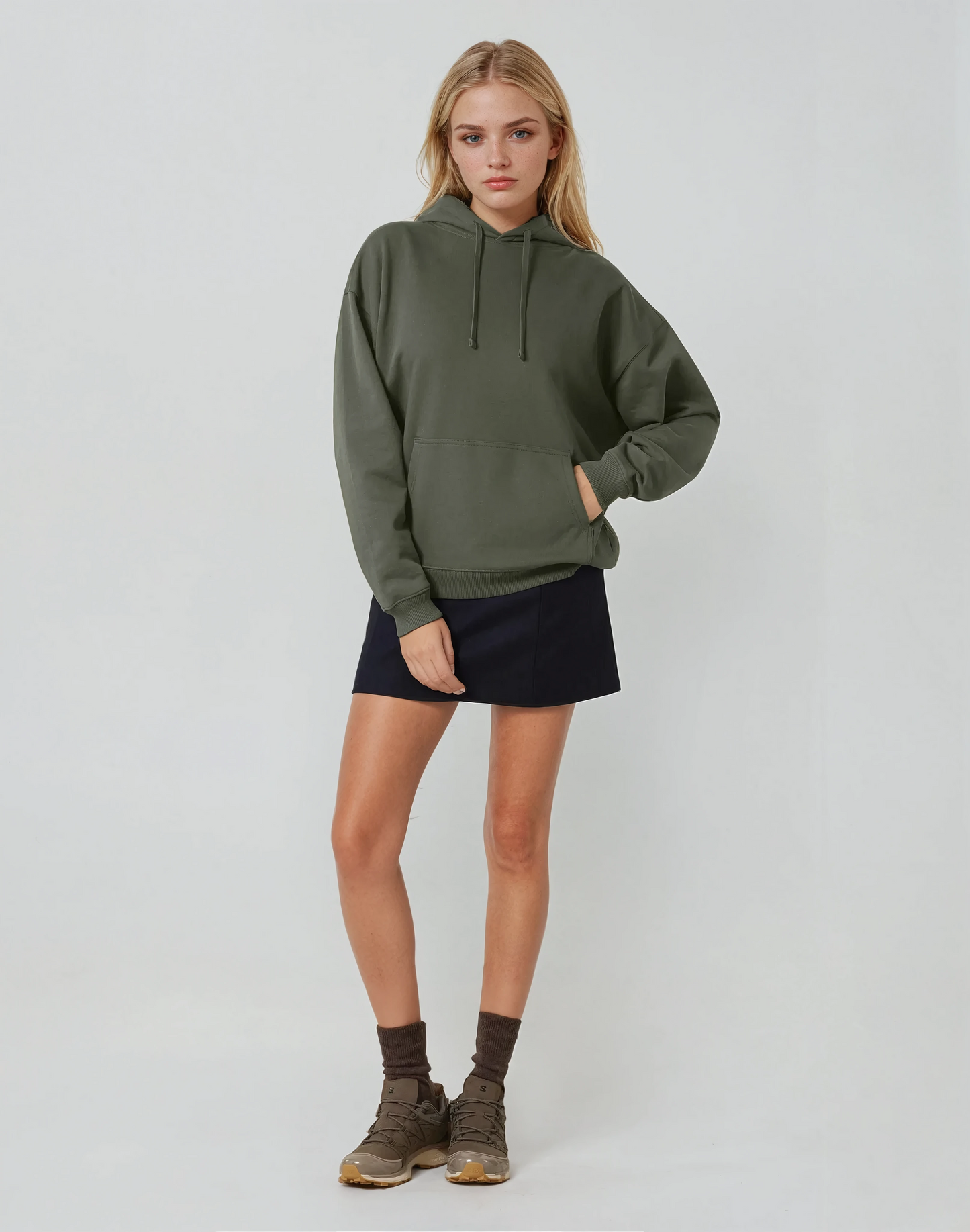 Oversized Hoodie - Khaki