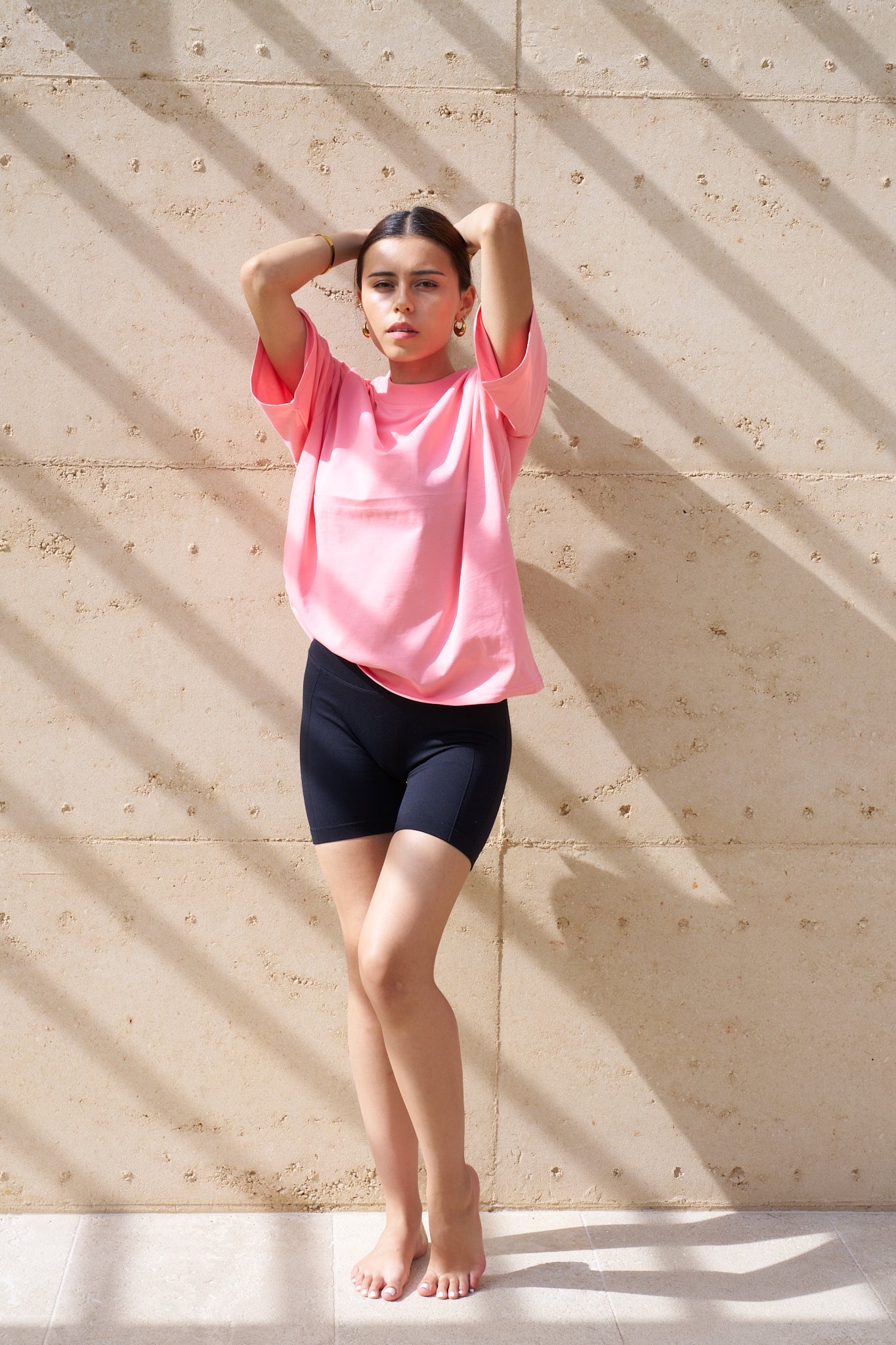 Organic Cotton High Neck Oversized T-shirt - Unisex