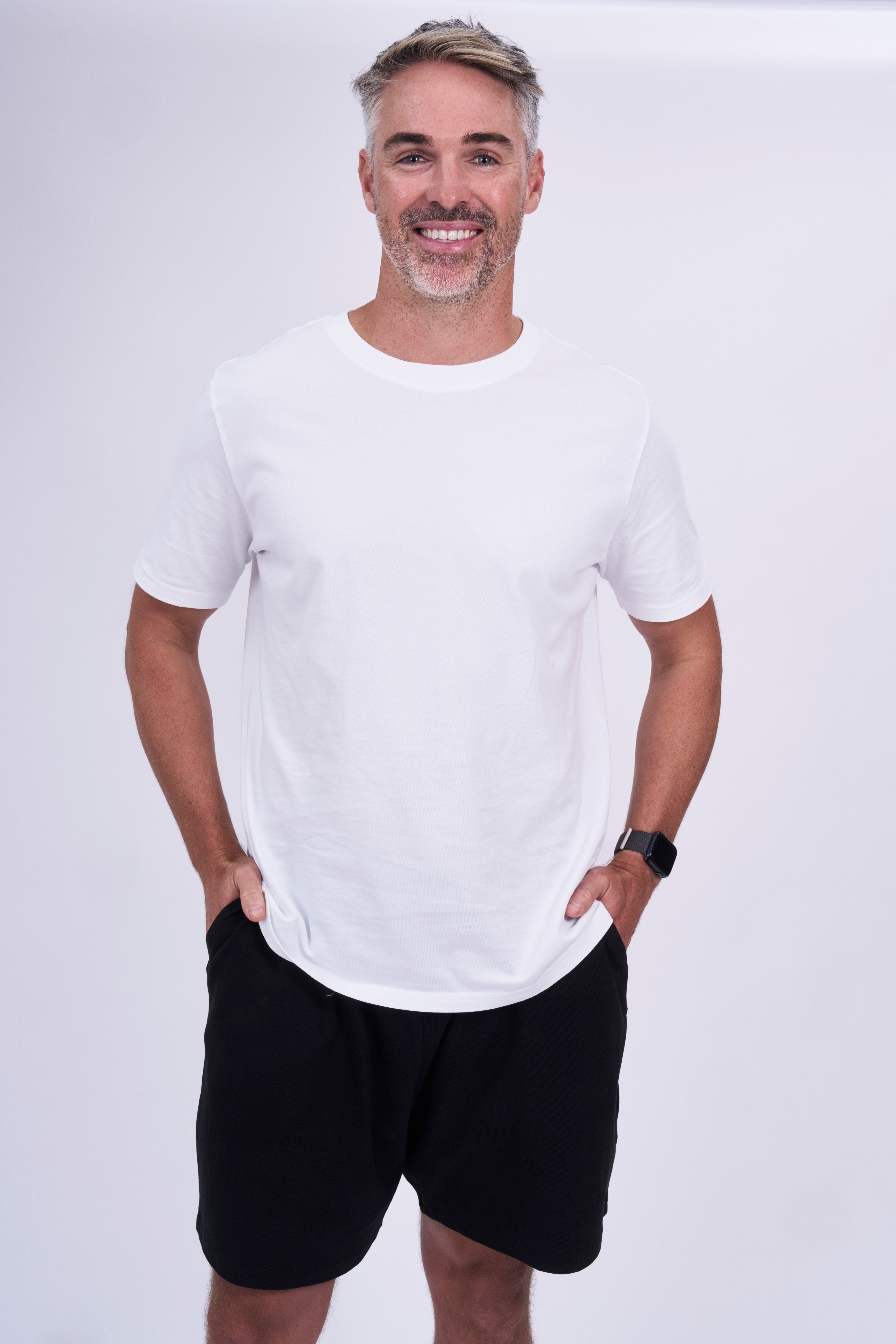 STAPLE Co organic cotton everyday t-shirt and shorts