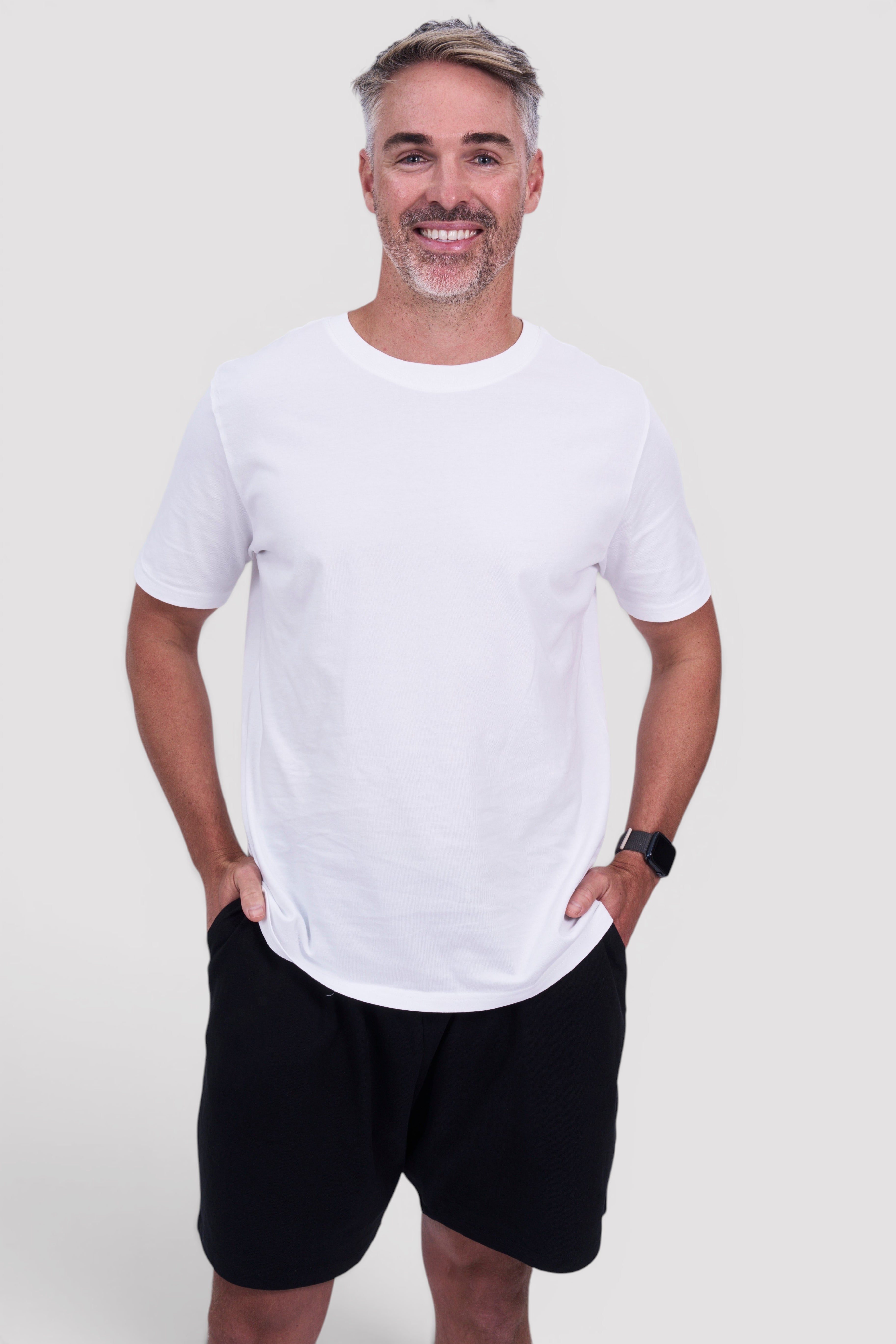 STAPLE Co organic cotton everyday t-shirt and shorts
