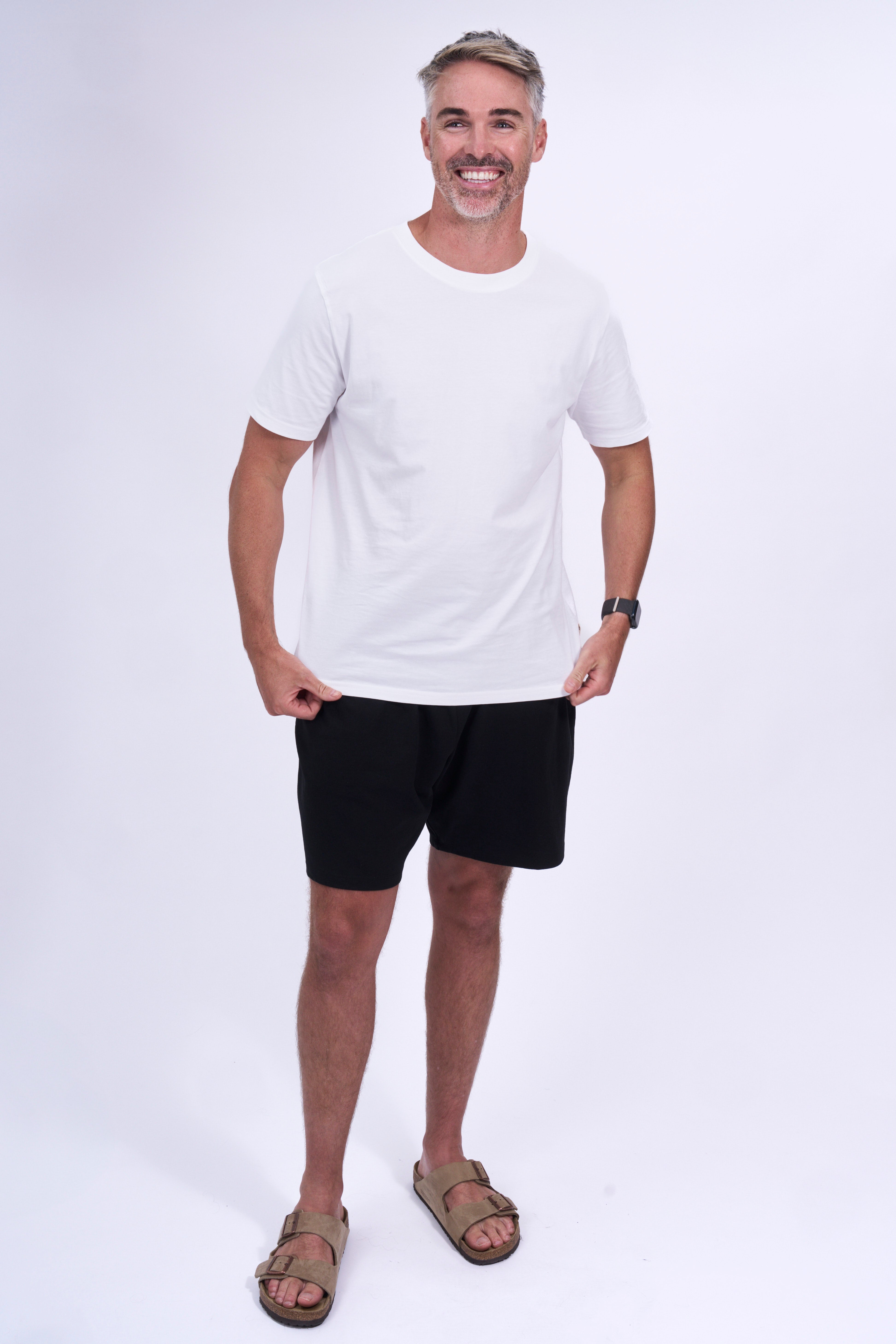 STAPLE Co organic cotton everyday t-shirt and shorts