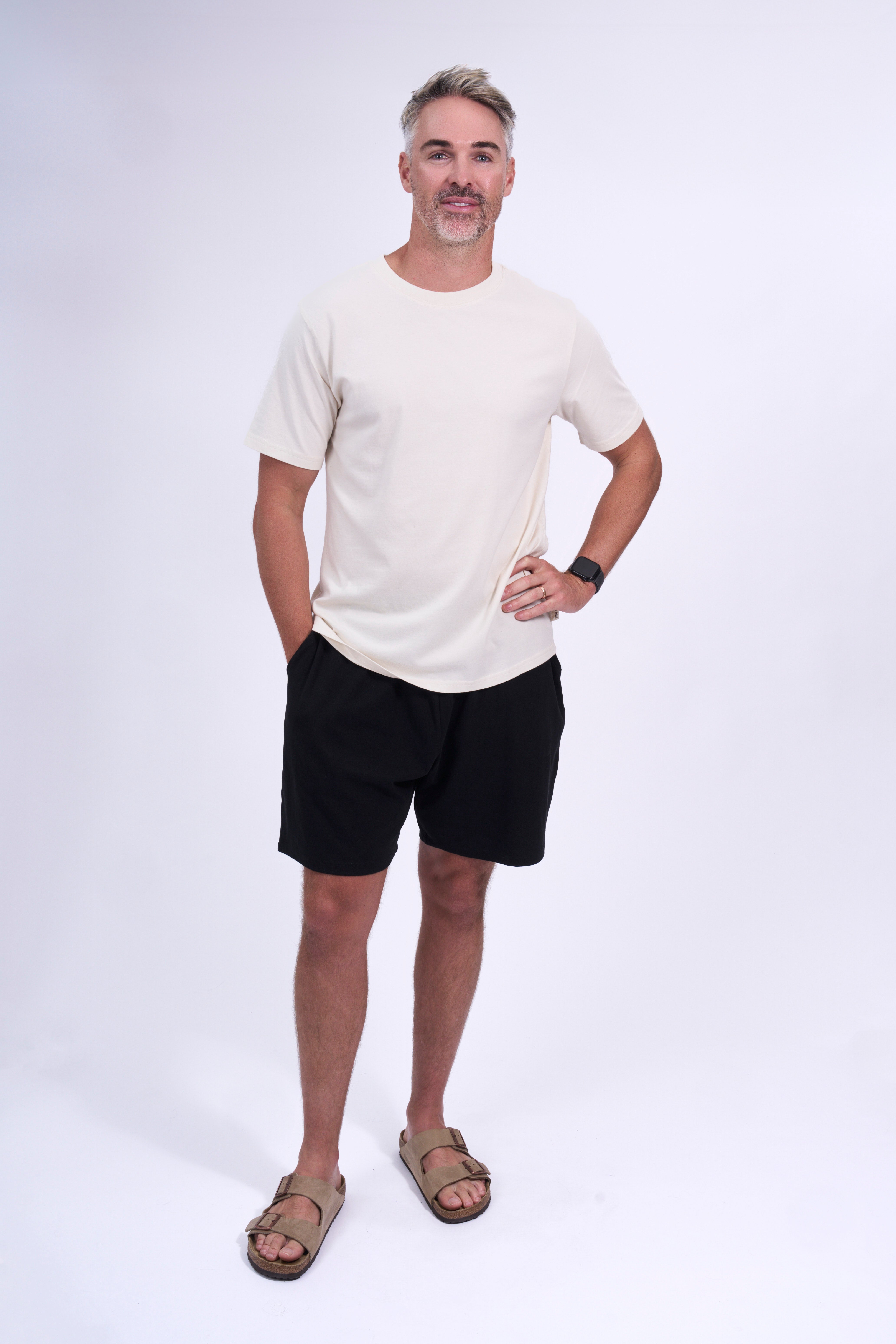 STAPLE Co organic cotton everyday t-shirt and shorts