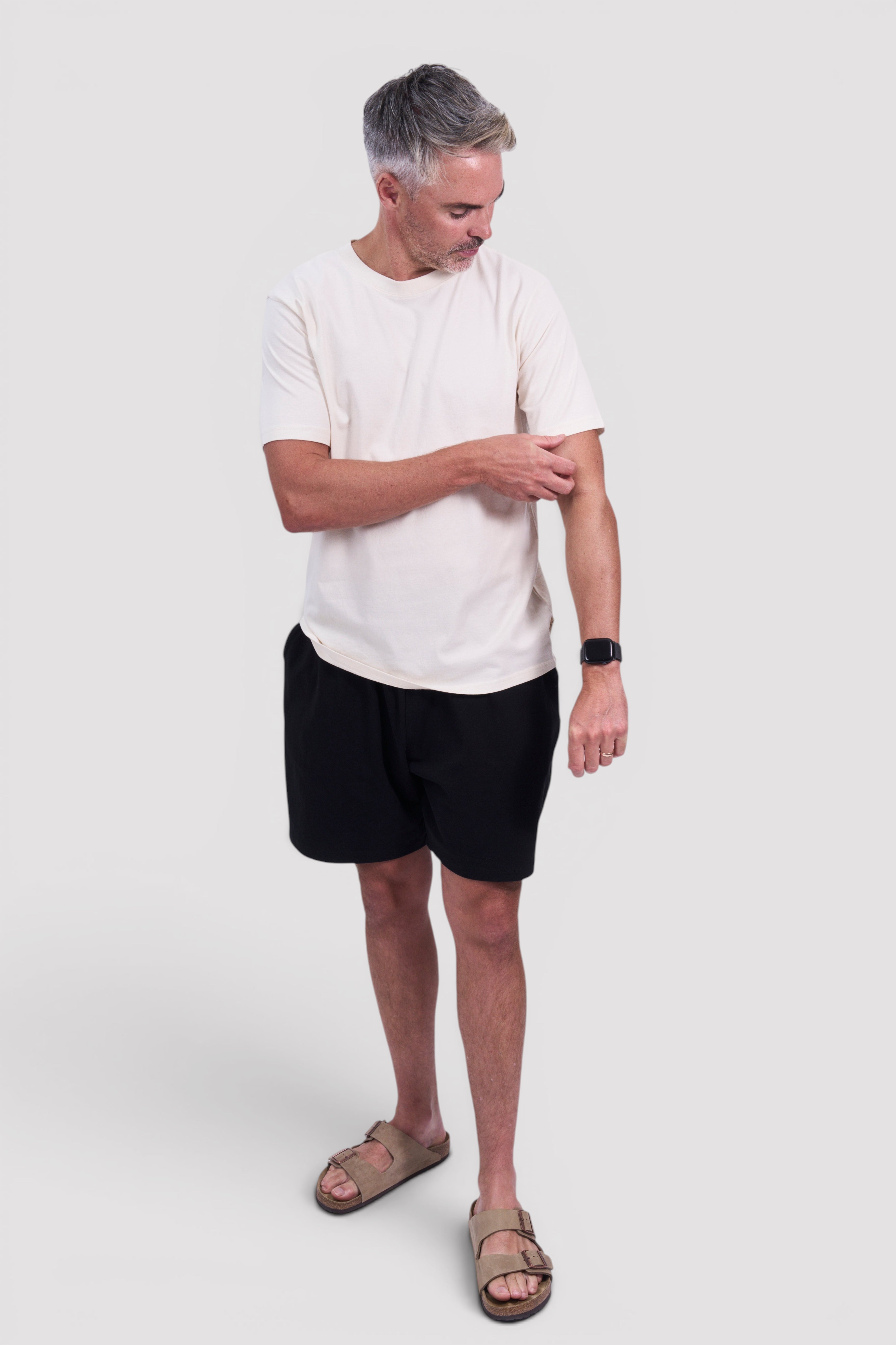 STAPLE Co organic cotton everyday t-shirt and shorts