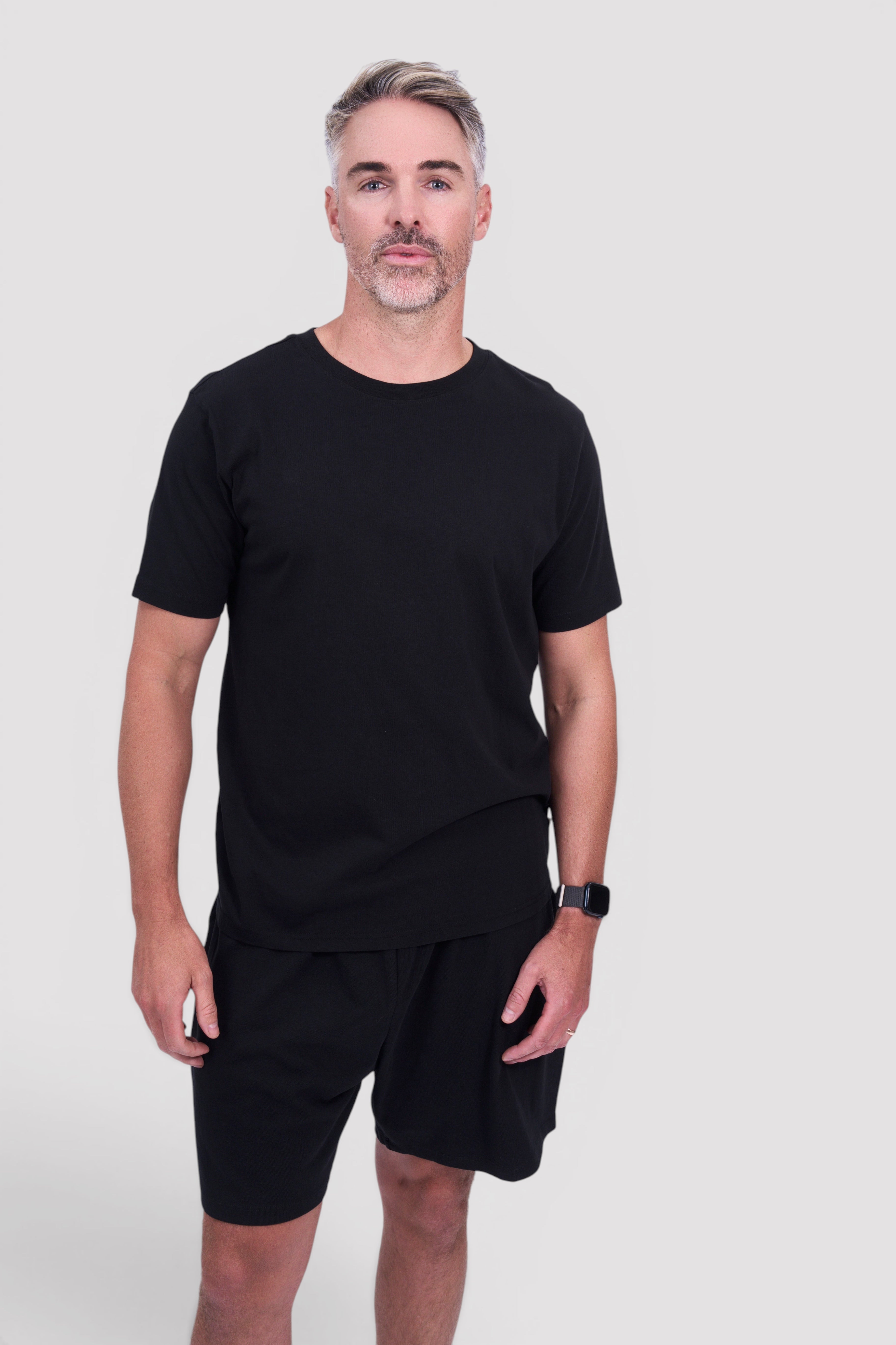 STAPLE Co organic cotton everyday t-shirt and shorts