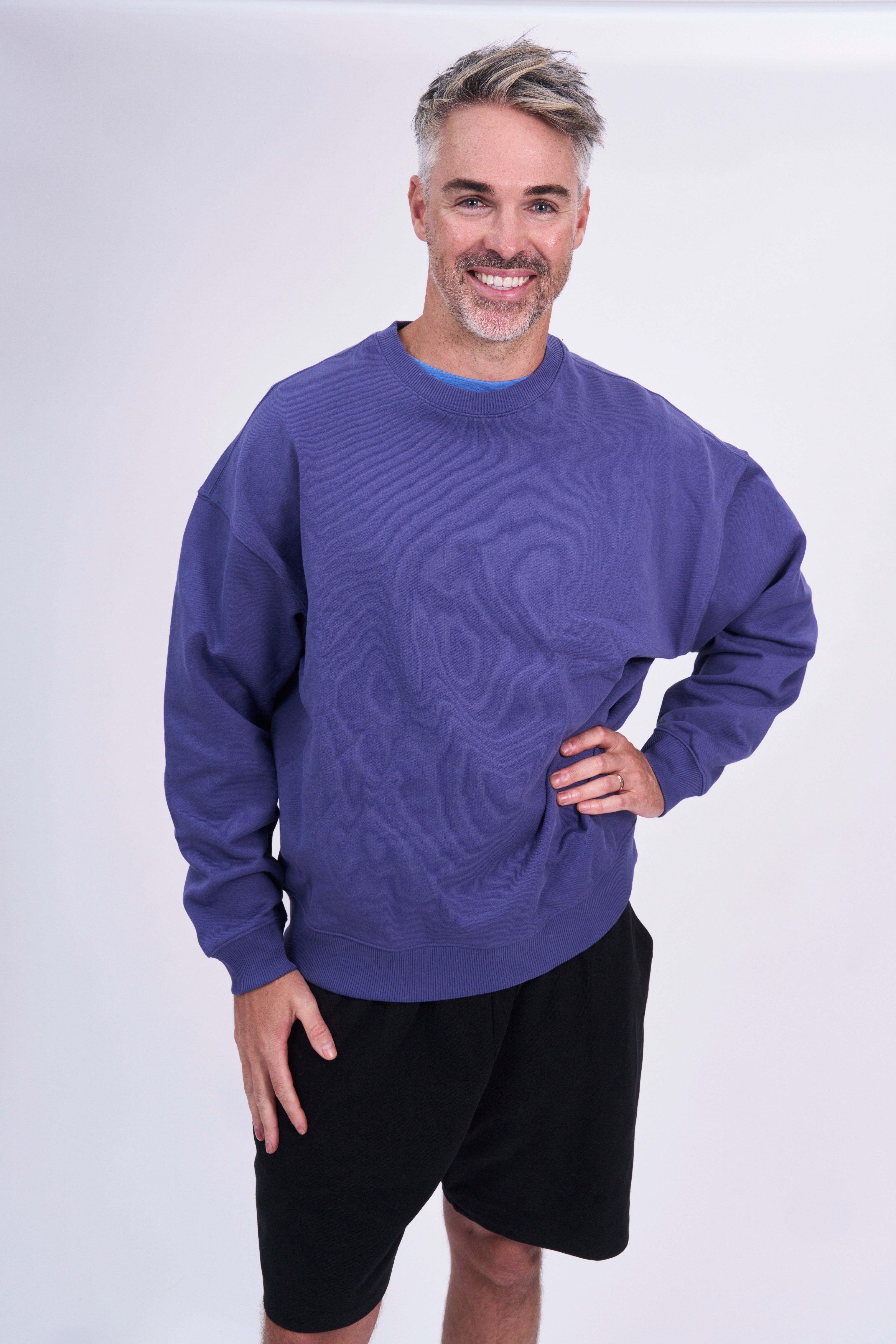 Organic cotton unisex oversized jumper