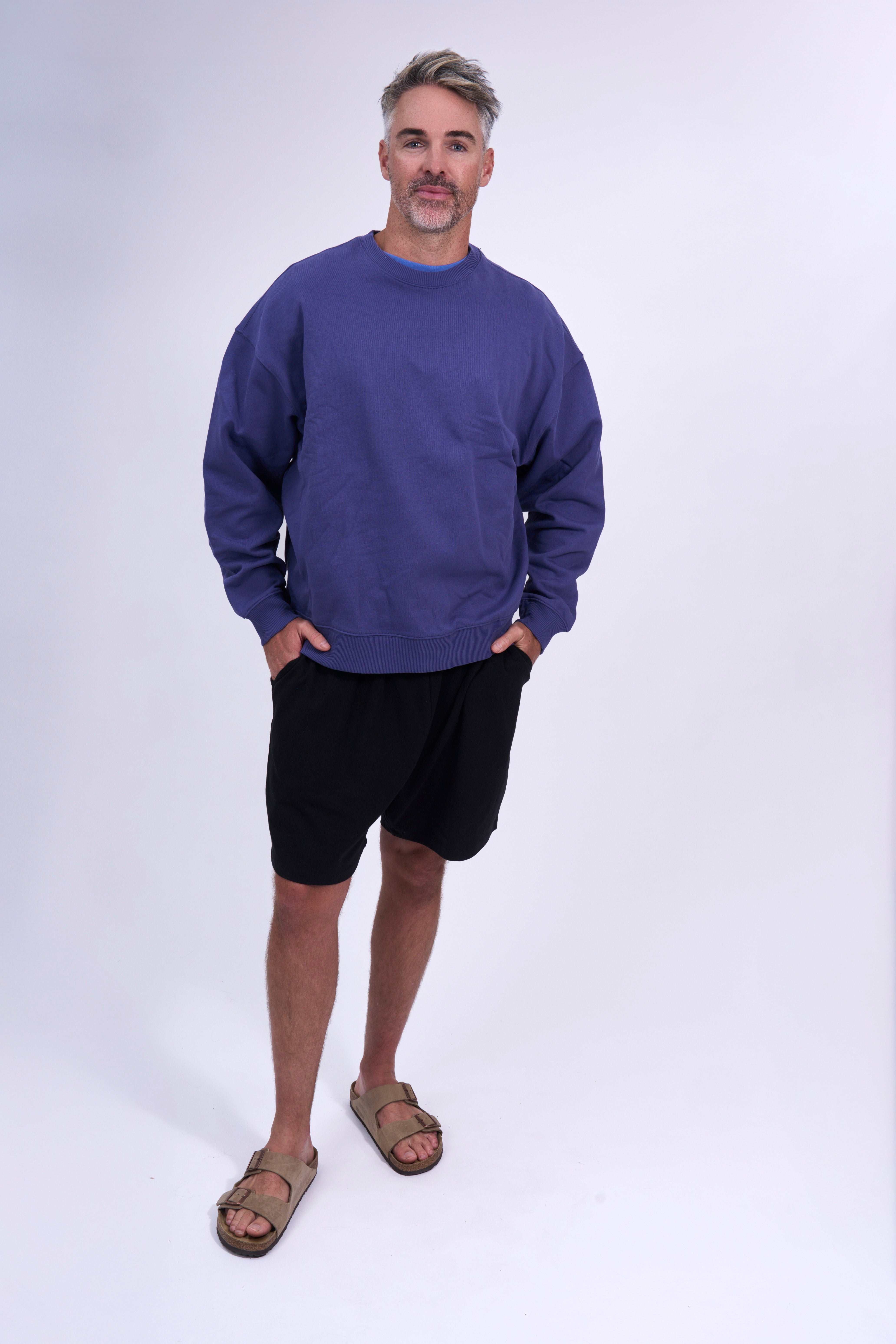 Organic cotton unisex oversized jumper