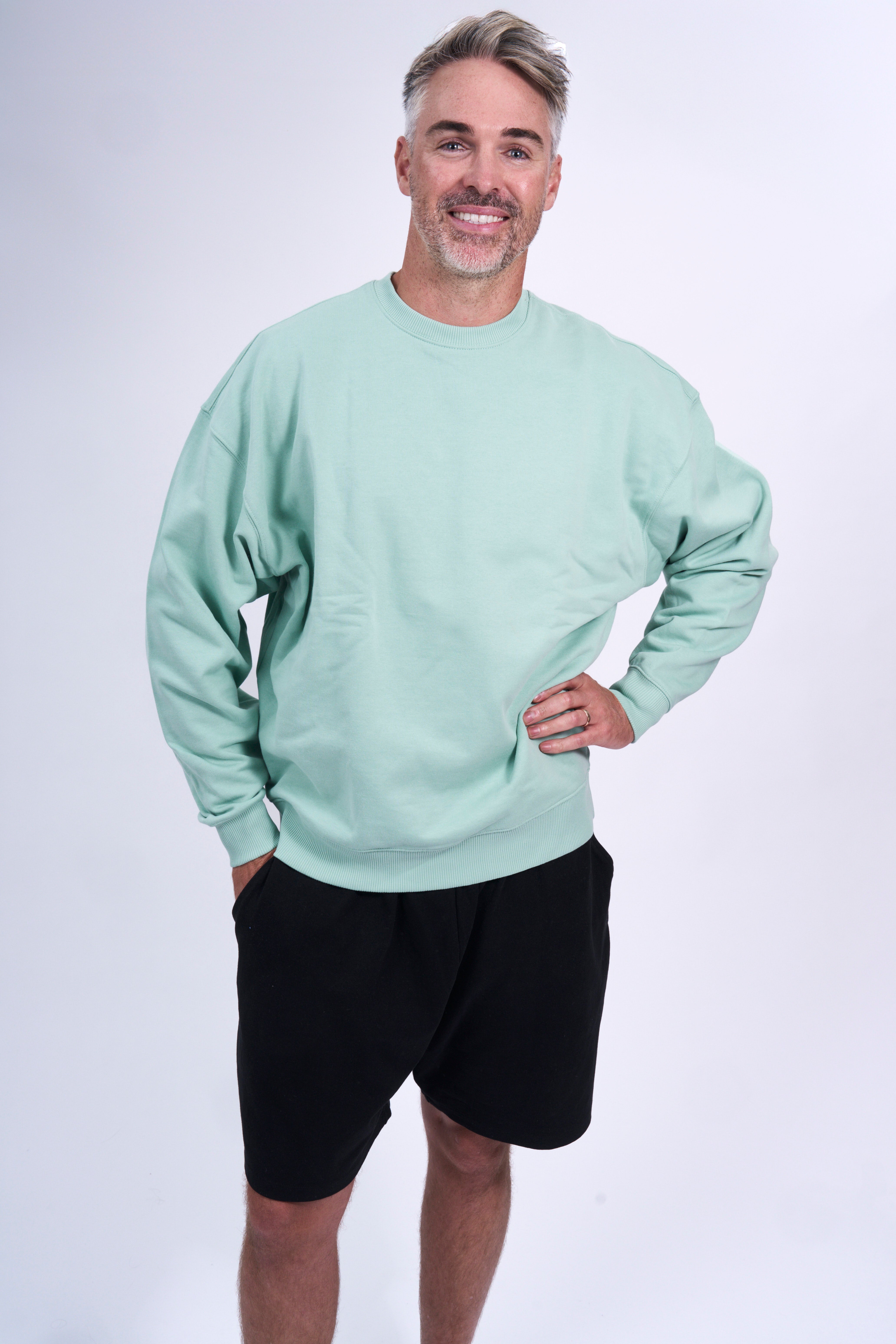 Organic cotton unisex oversized jumper
