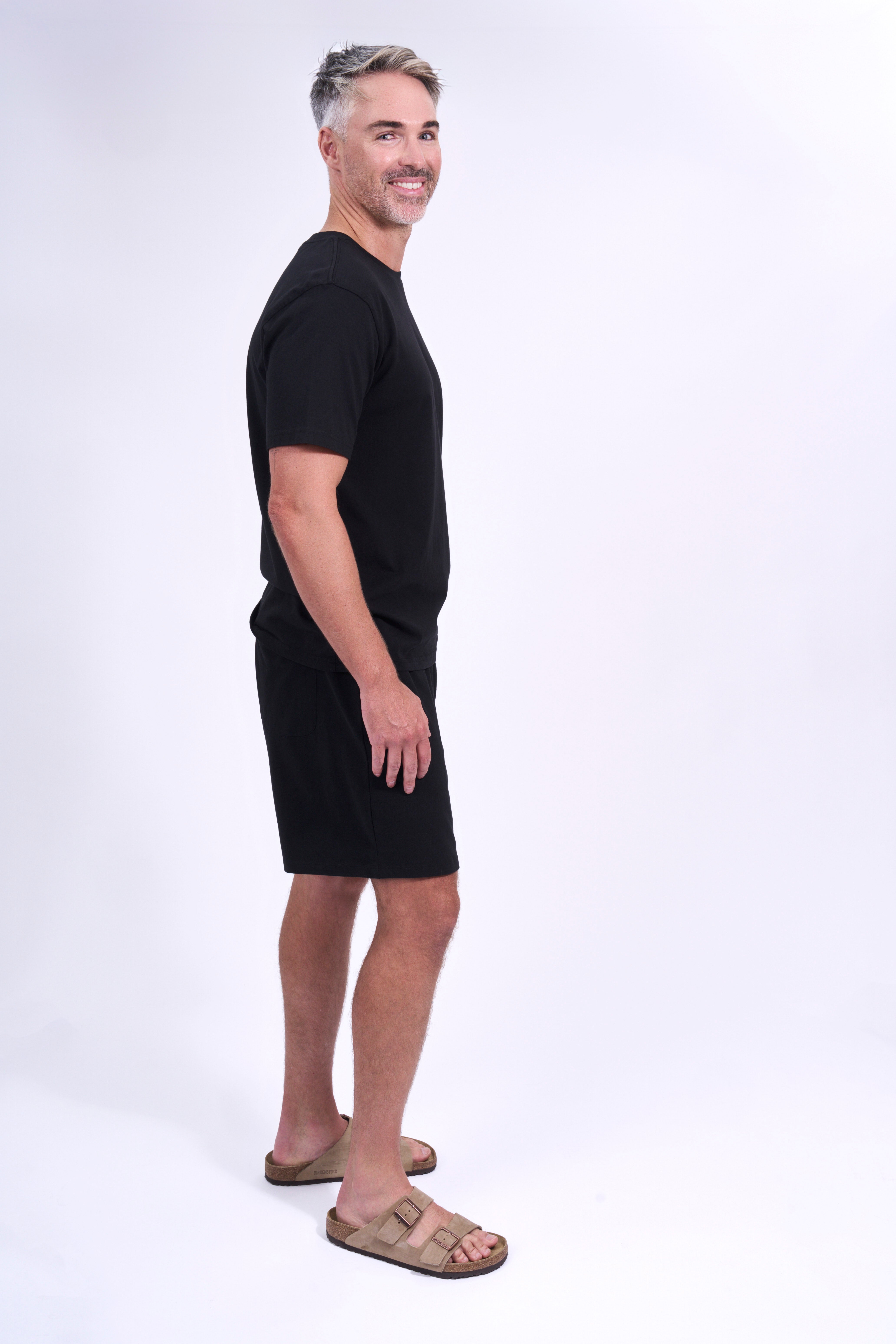 STAPLE Co organic cotton everyday t-shirt and shorts