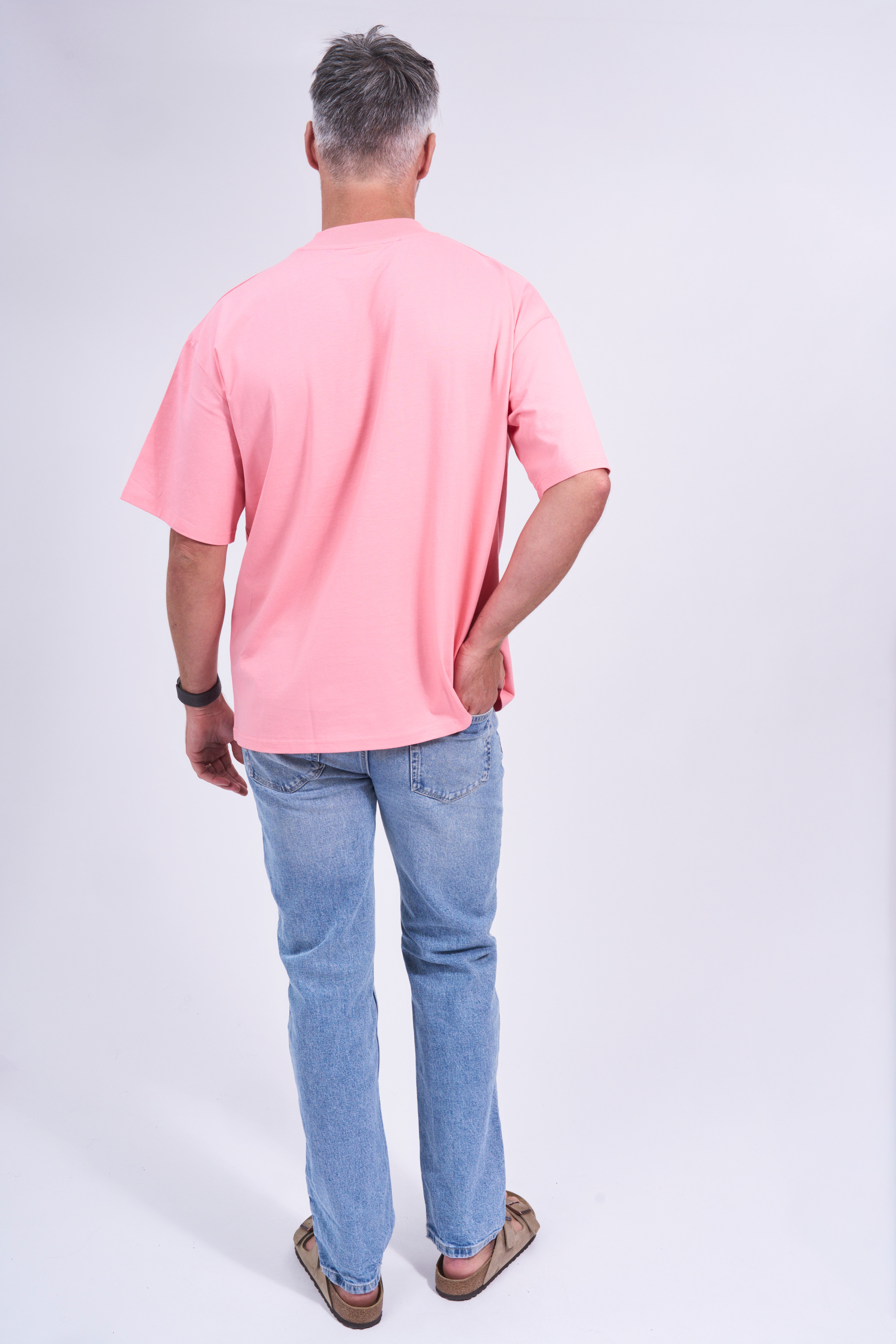 Organic cotton high neck t-shirt