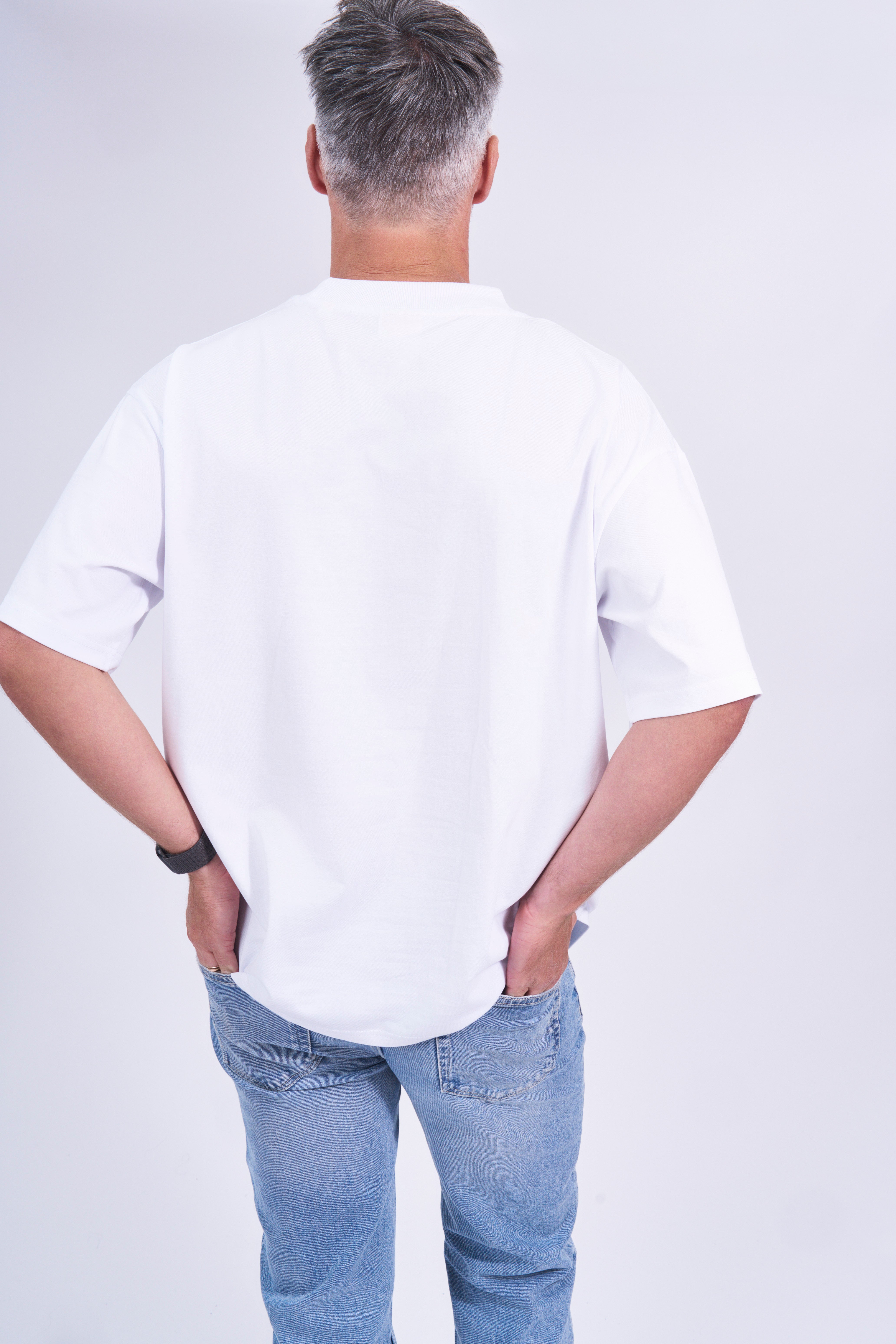 High Neck Oversized T-shirt - Organic Cotton