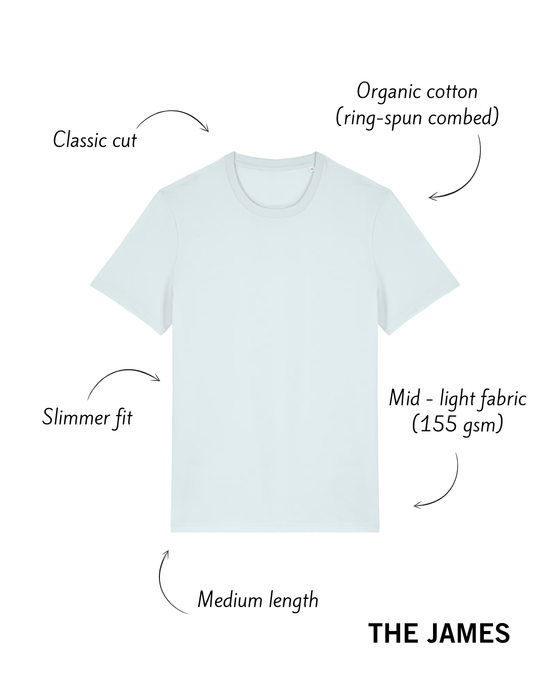 Organic Cotton T-shirt with Anne Gee print