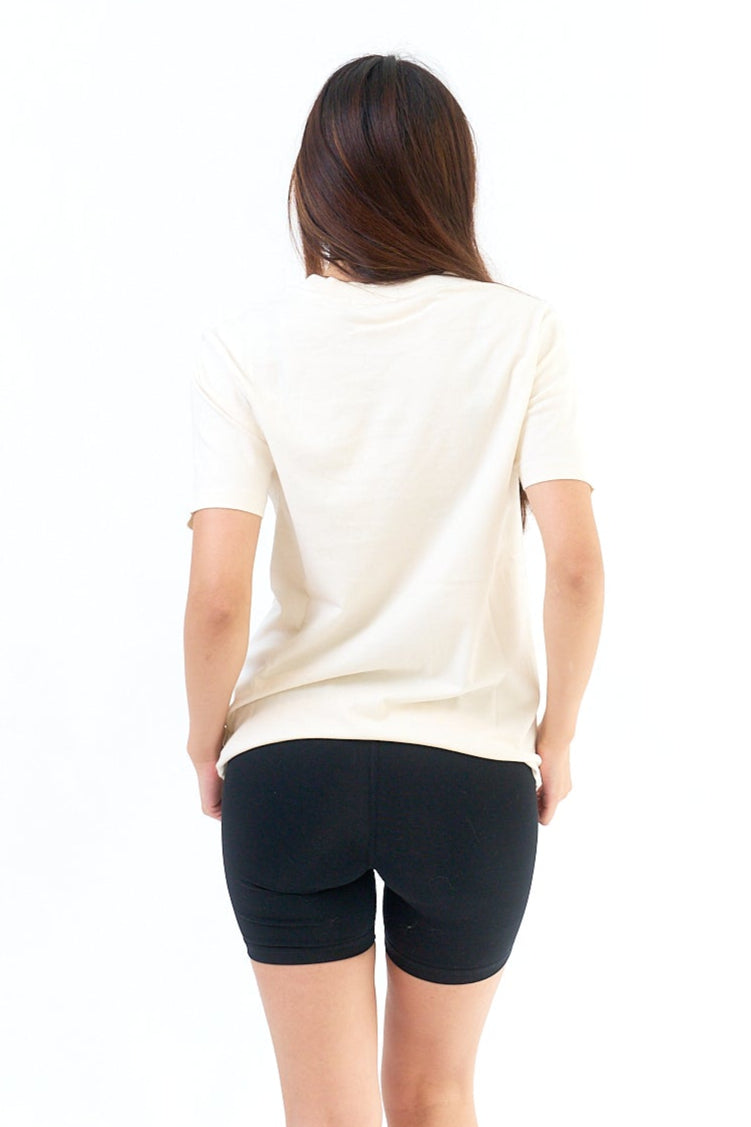 Organic Cotton Classic Crew Neck Tee for Women