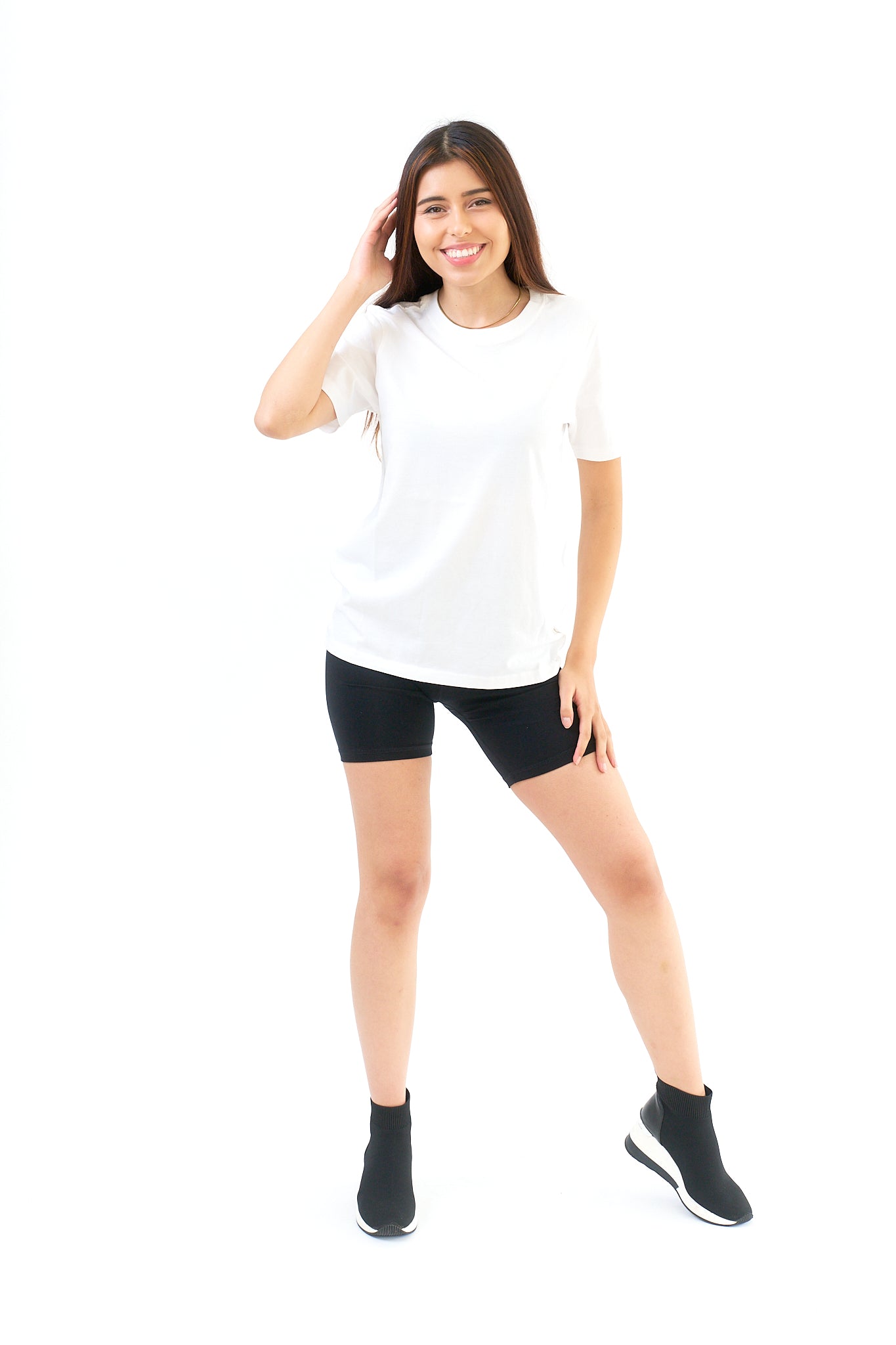 Organic Cotton Classic Crew Neck Tee for Women