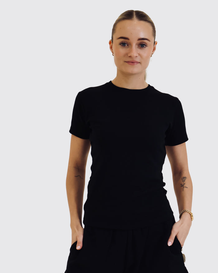 Fitted Organic Cotton Tee for Women