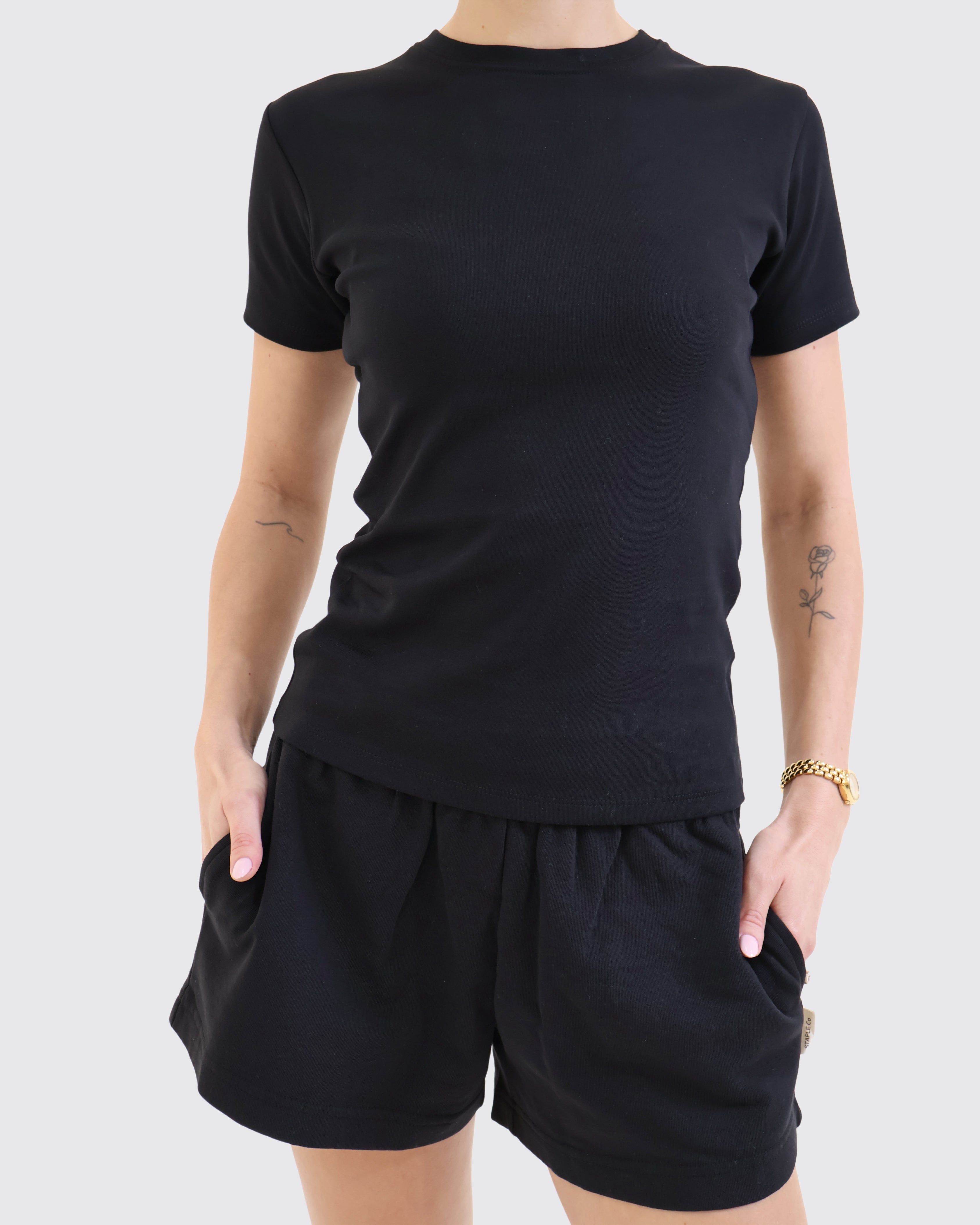 Fitted Organic Cotton Tee for Women