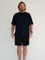 Organic Cotton Oversized High Neck T-shirt for Men