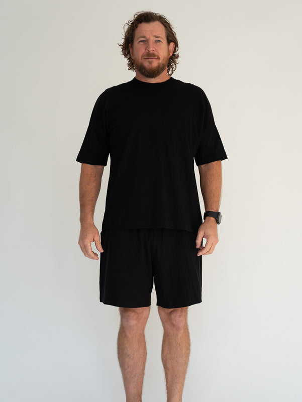 Organic Cotton Oversized High Neck T-shirt for Men