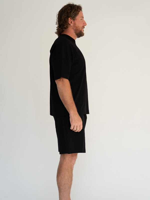 Organic Cotton Oversized High Neck T-shirt for Men