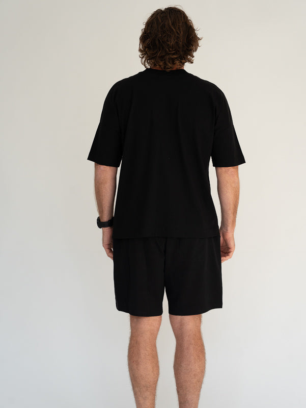 Organic Cotton Oversized High Neck T-shirt for Men