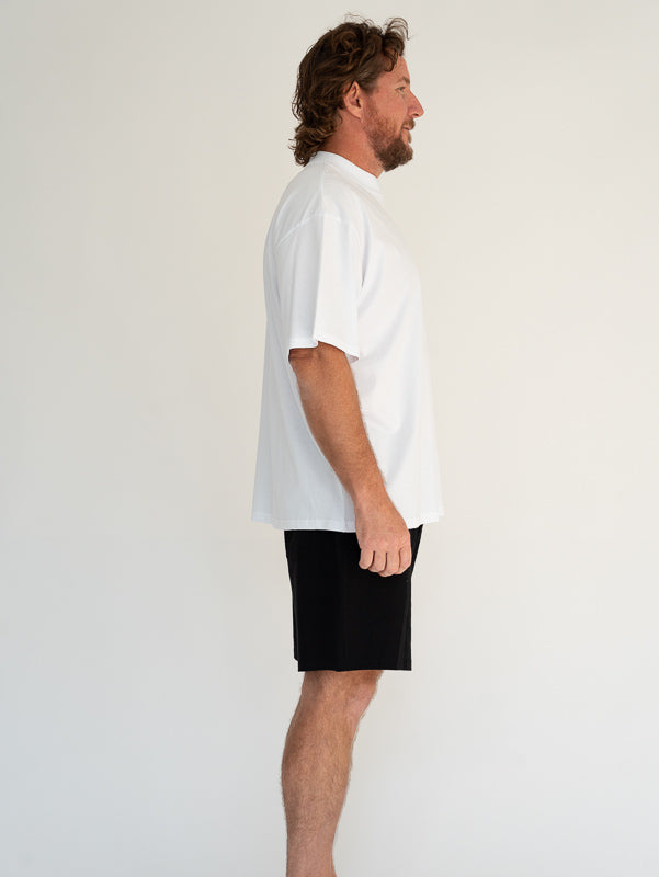 Organic Cotton Oversized High Neck T-shirt for Men
