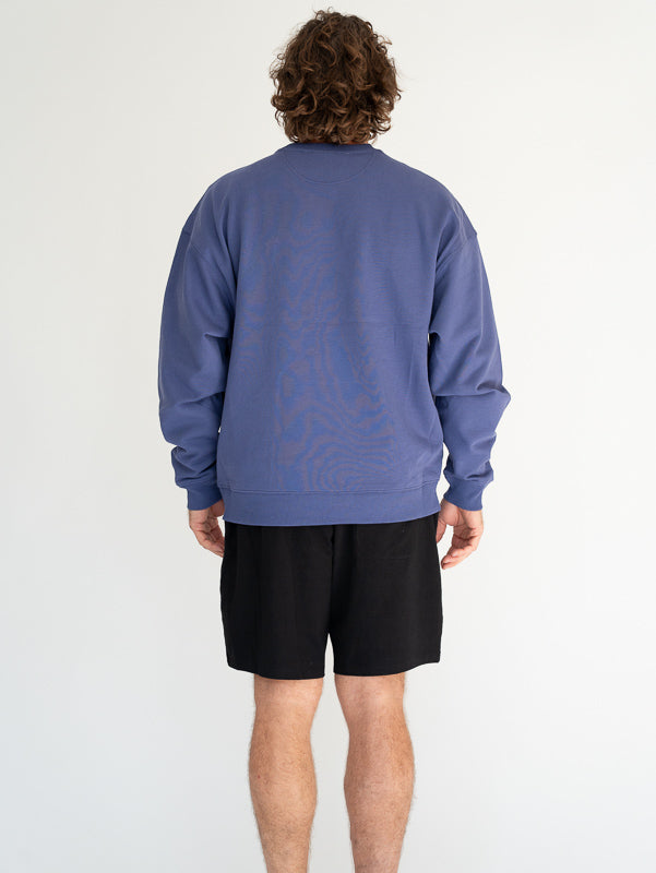 Organic Cotton Oversized Crew Neck Jumper for Men