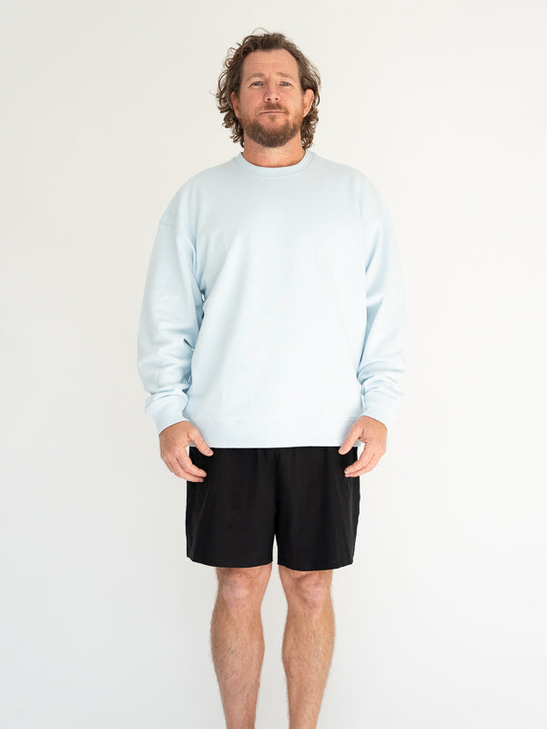 Organic Cotton Oversized Crew Neck Jumper for Men
