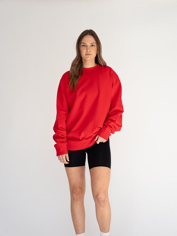 Organic Cotton Medium Fit Crew Neck Jumper for Women