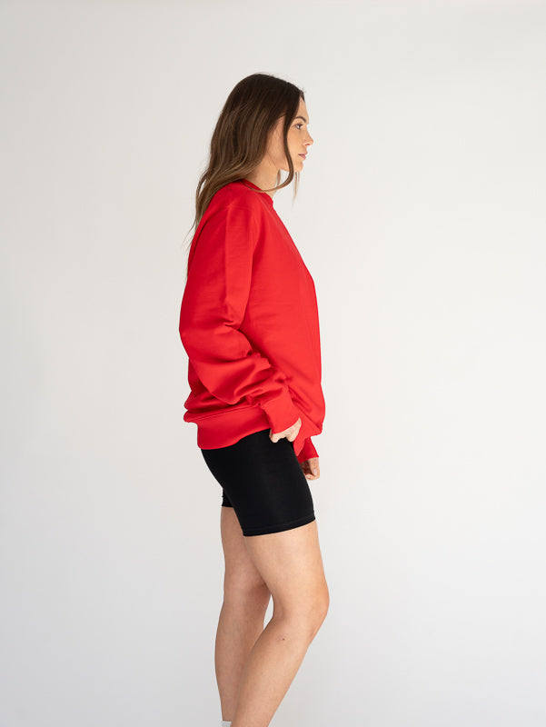 Organic Cotton Medium Fit Crew Neck Jumper for Women