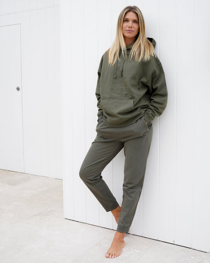 Oversized Hoodie - Khaki