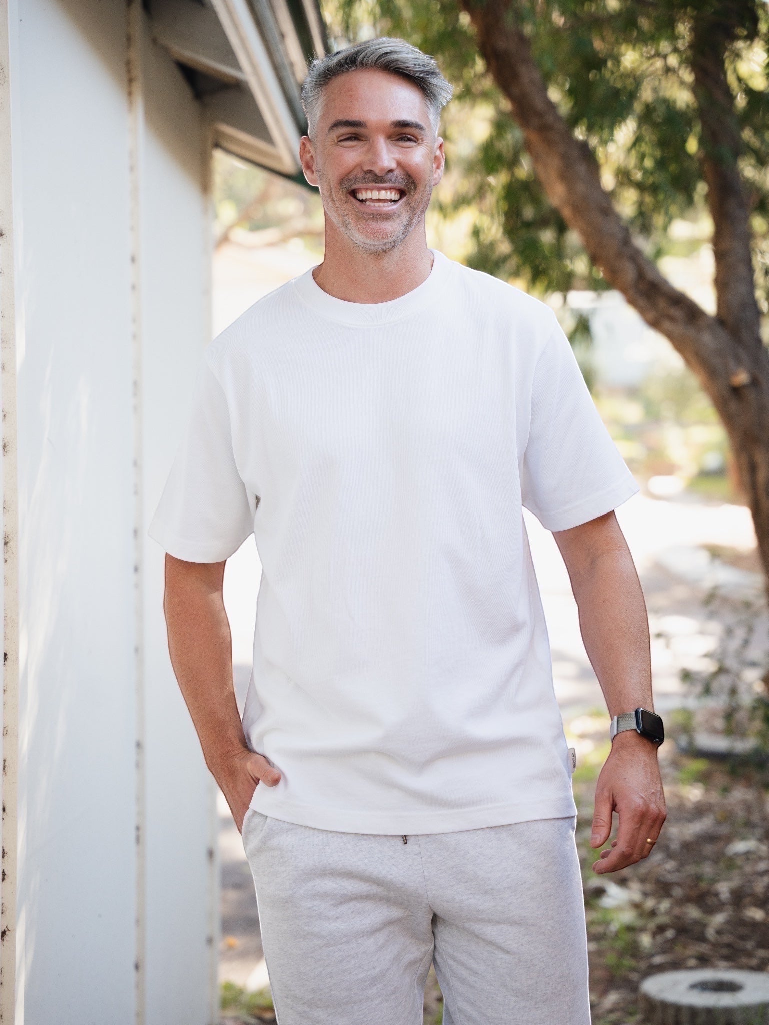 Heavy white STAPLE CO t-shirt