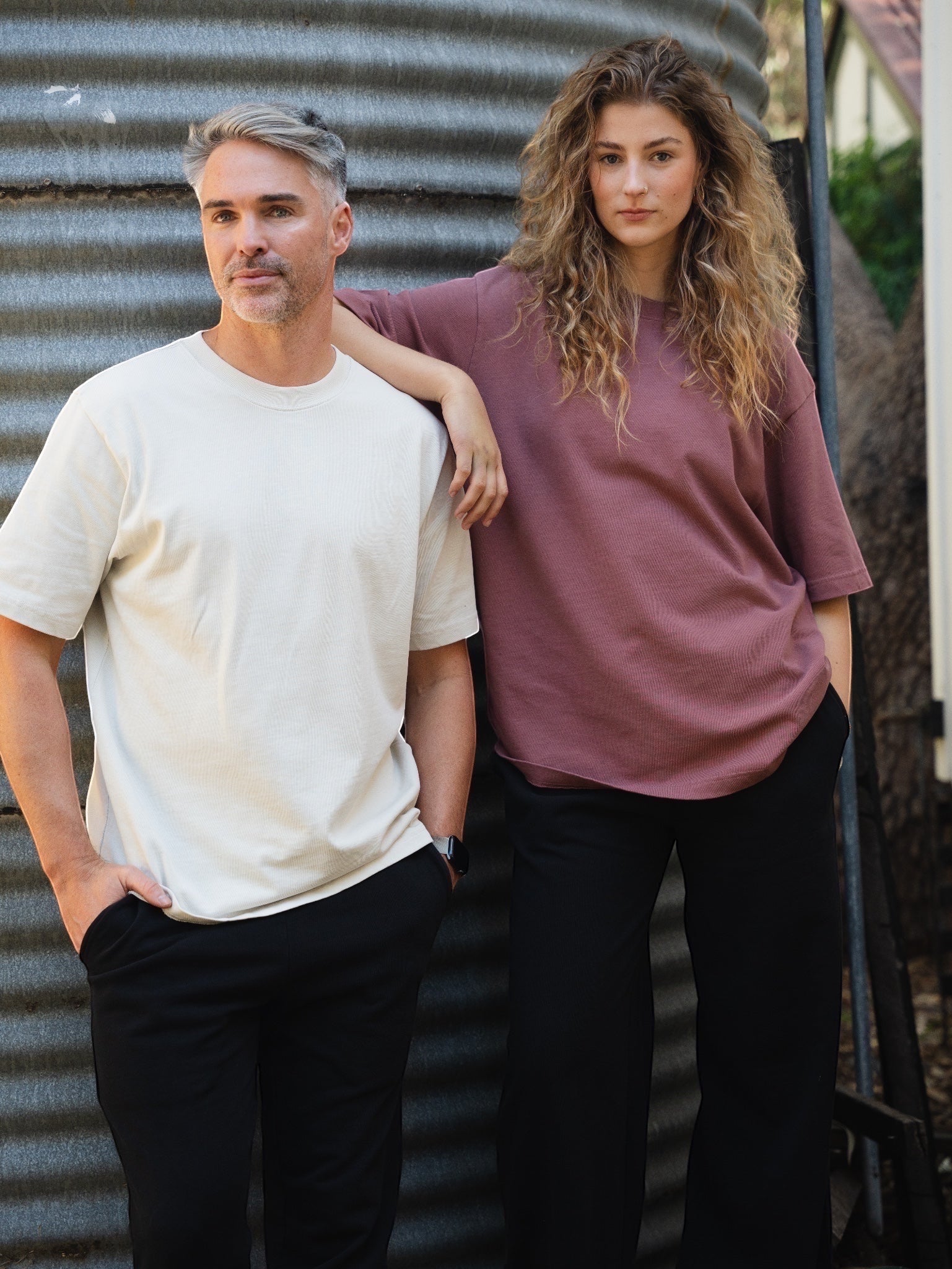 Onyx and Rose Brown Heavy t-shirts fro STAPLE Co