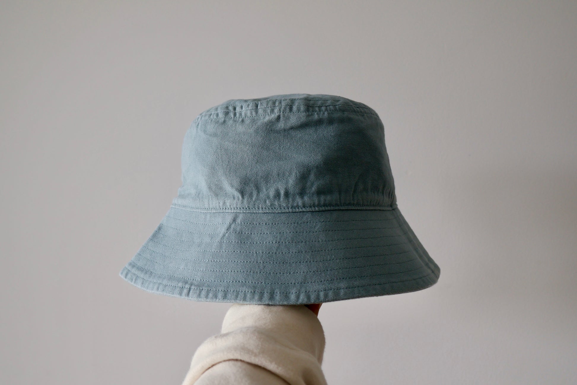 Organic Cotton Blue Bucket Hat