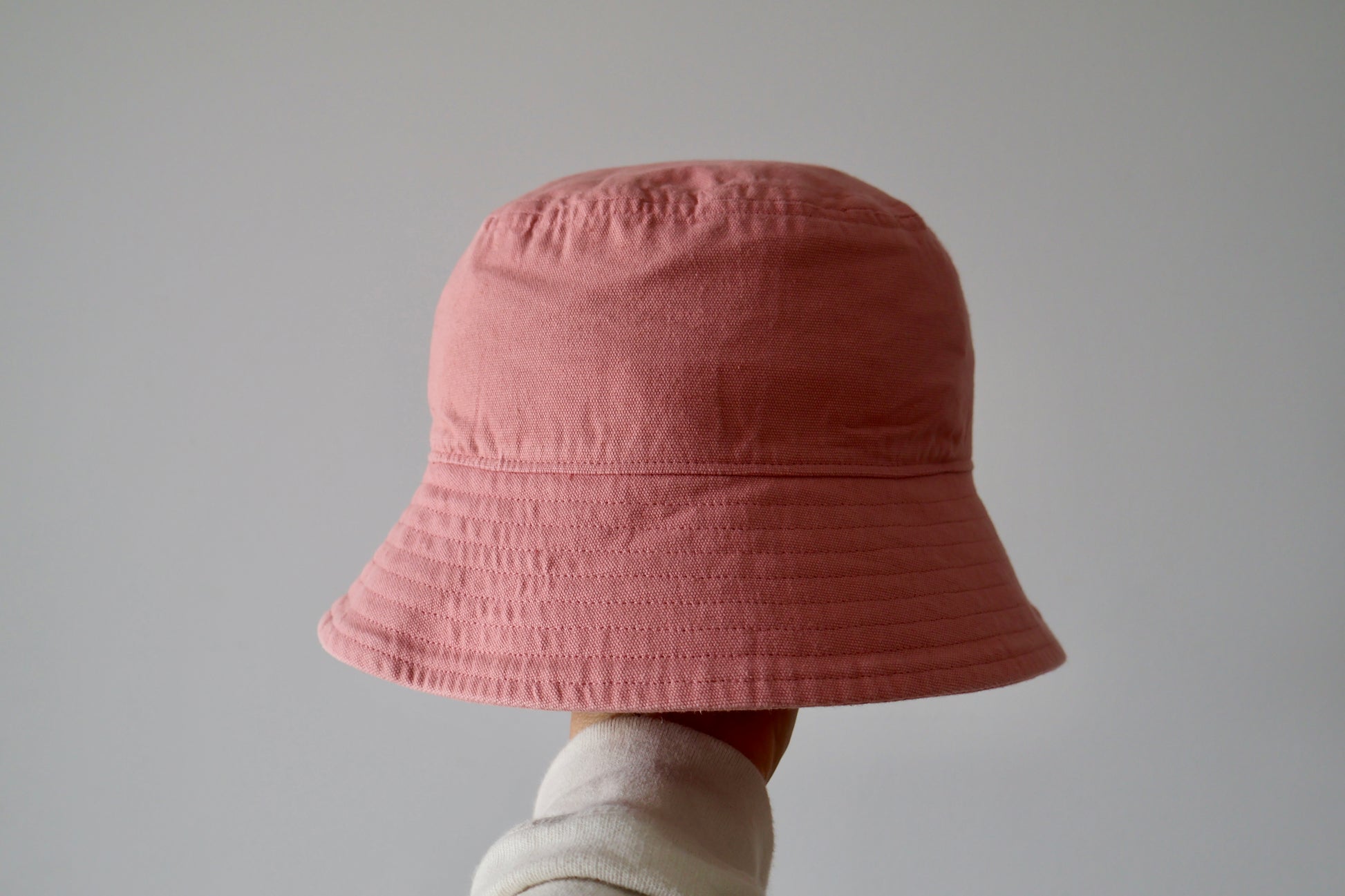 Organic Cotton Pink Bucket Hat